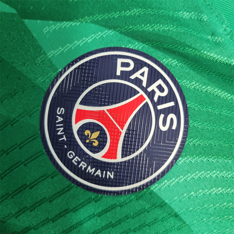 23/24 Paris Saint-Germain PSG Green Goalkeeper Jersey - Player Version - SOCCERDEALSHOP