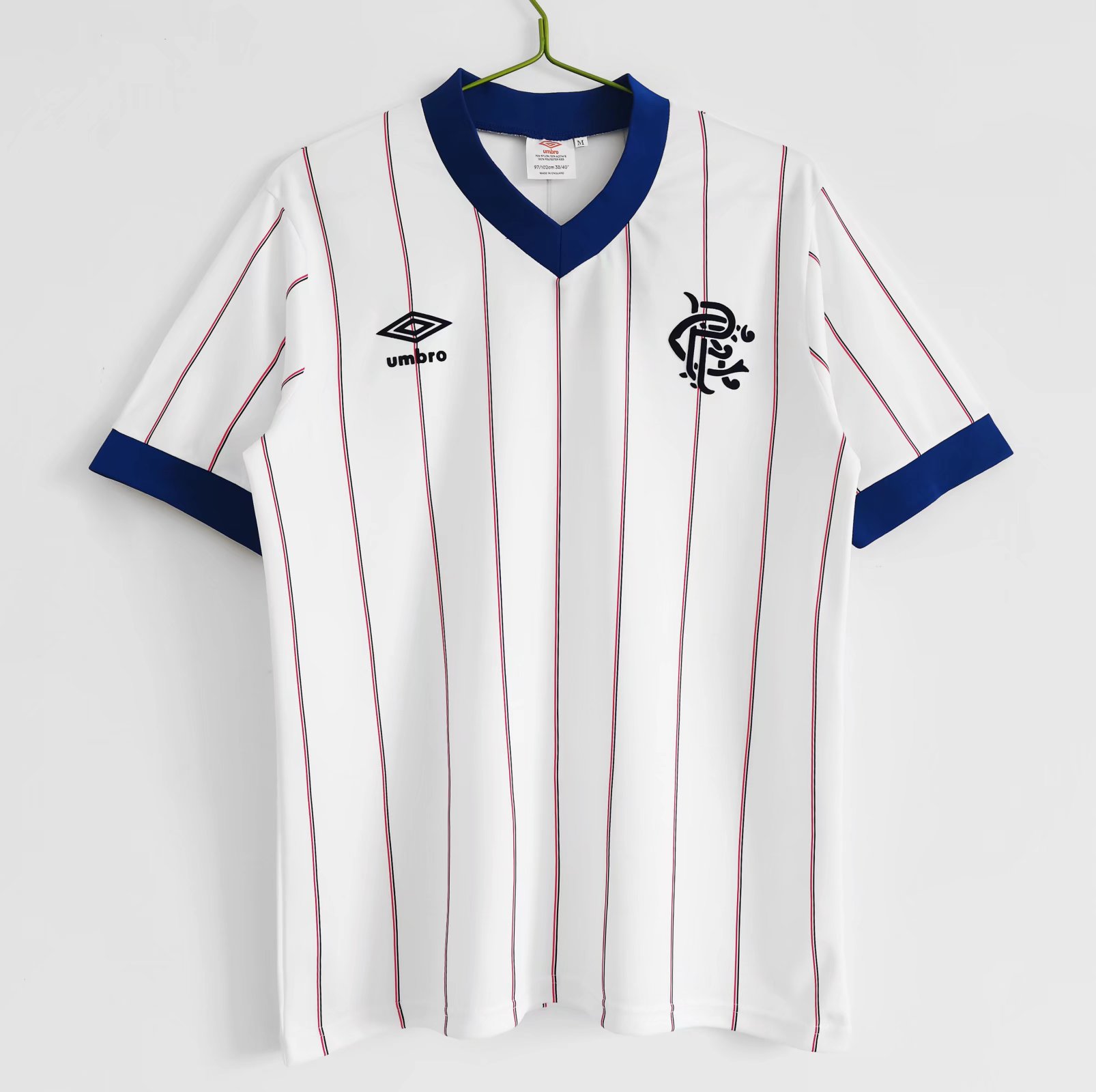 Retro Glasgow Rangers 1982-83 Away Stadium Jersey - SOCCERDEALSHOP