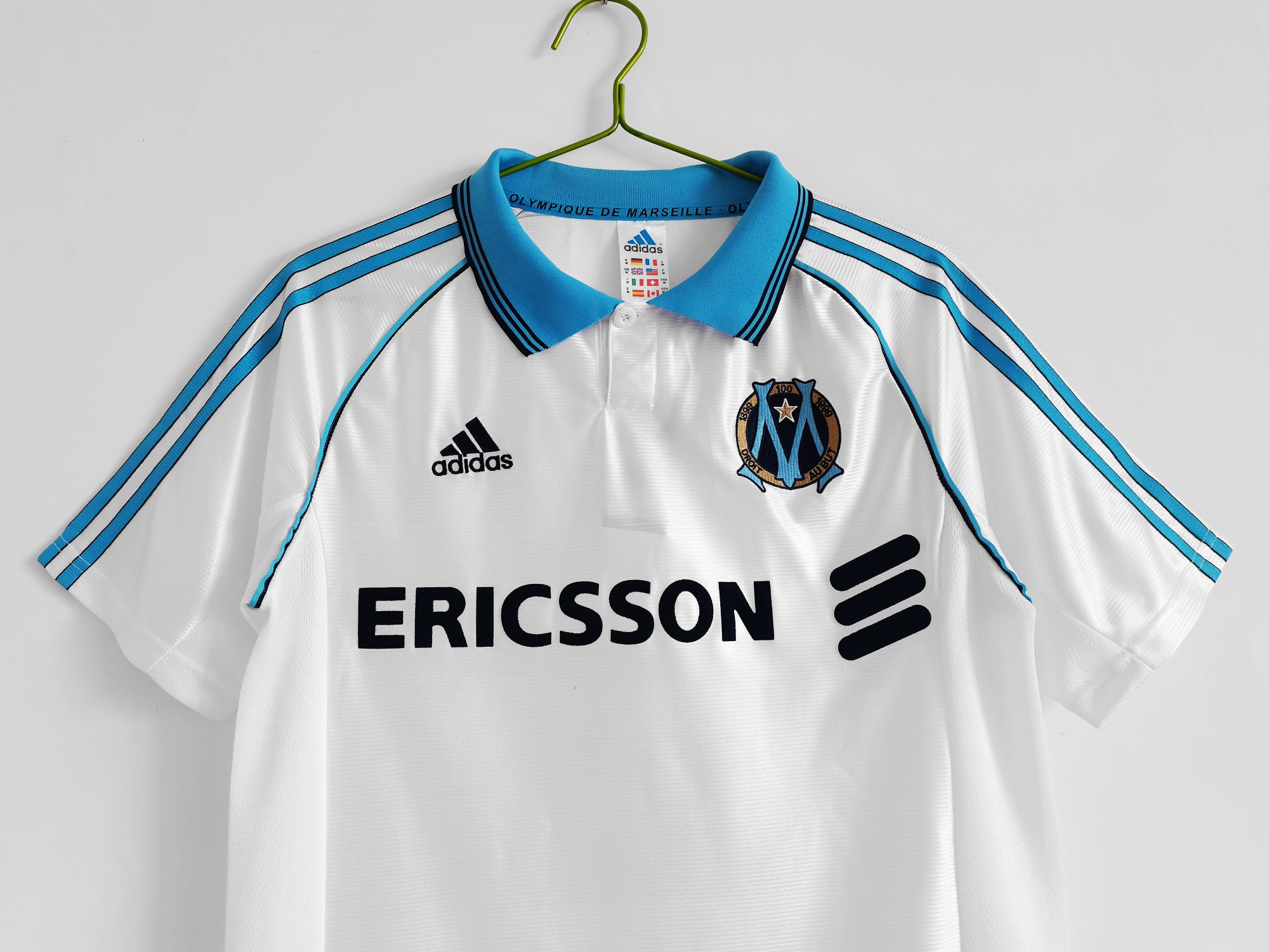 Retro Marseille 1998-99 Home Stadium Jersey - SOCCERDEALSHOP