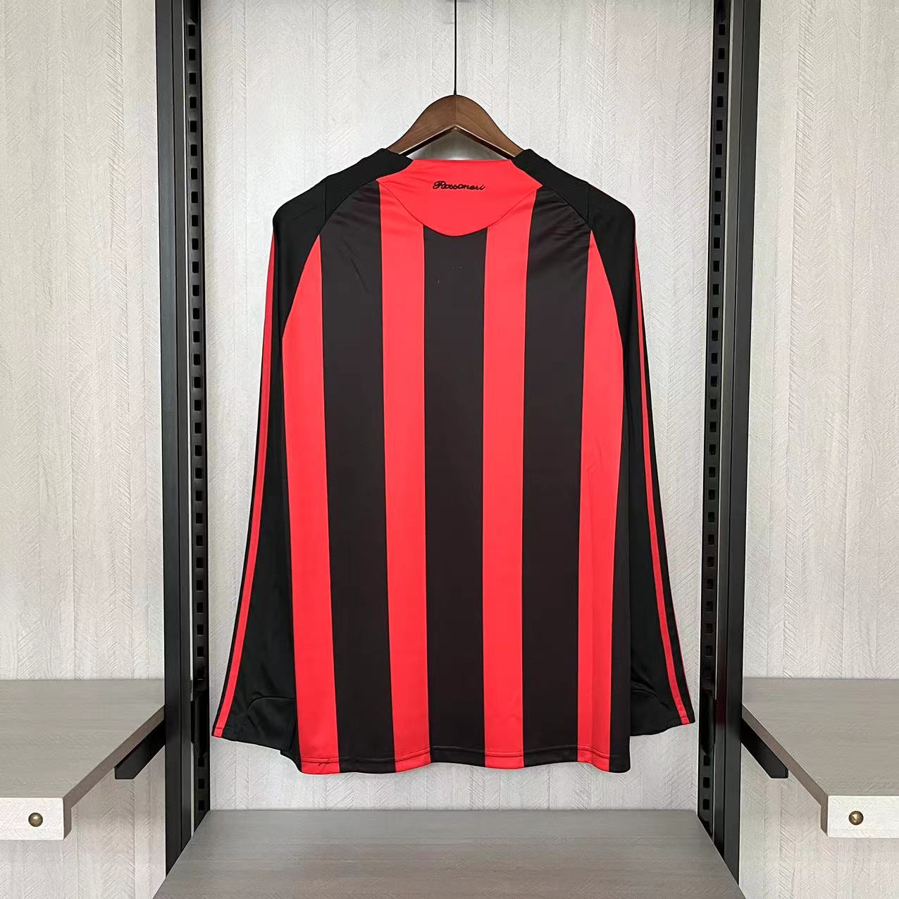 Retro AC Milan 2008-09 Home Long Sleeve Jersey - SOCCERDEALSHOP