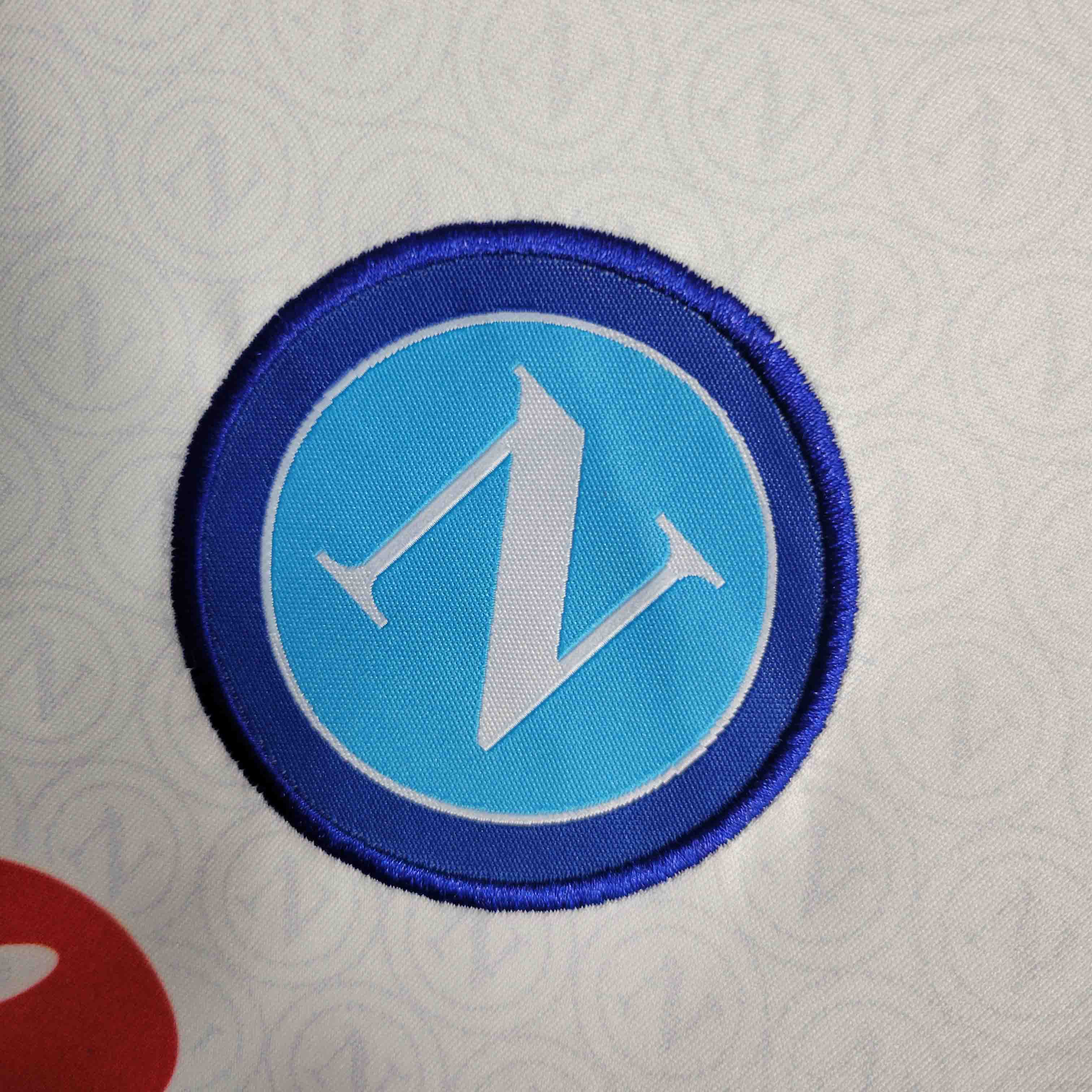 23-24 Napoli White Jersey - SOCCERDEALSHOP