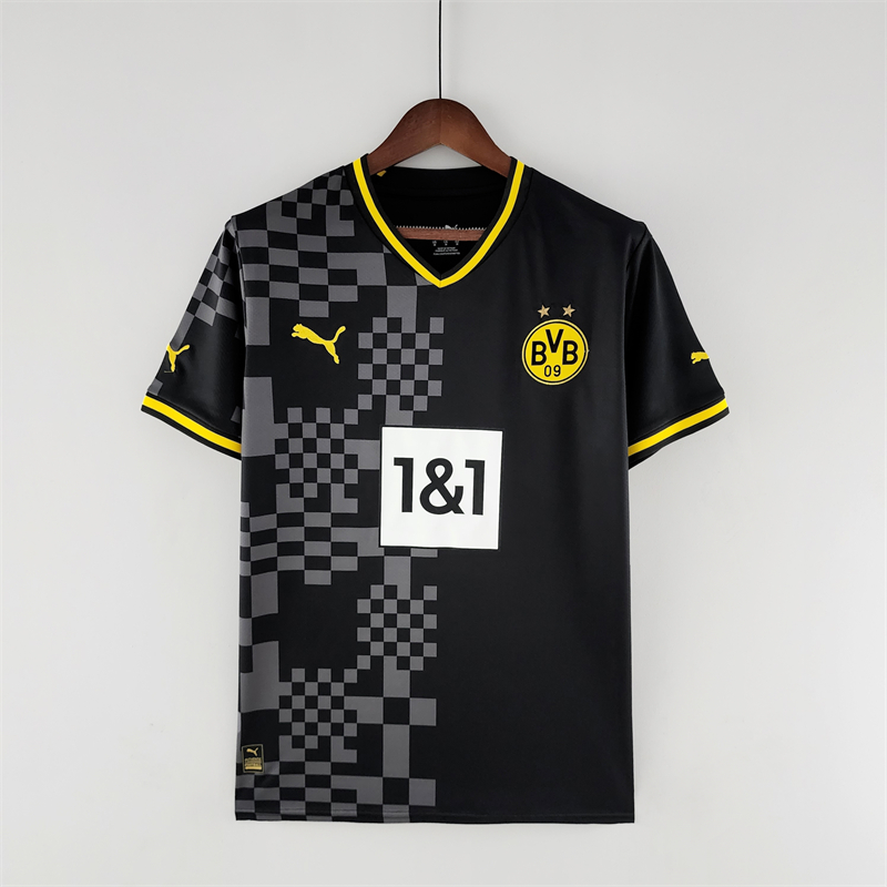 Dortmund 22/23 Away Jersey - Fans Version - SOCCERDEALSHOP