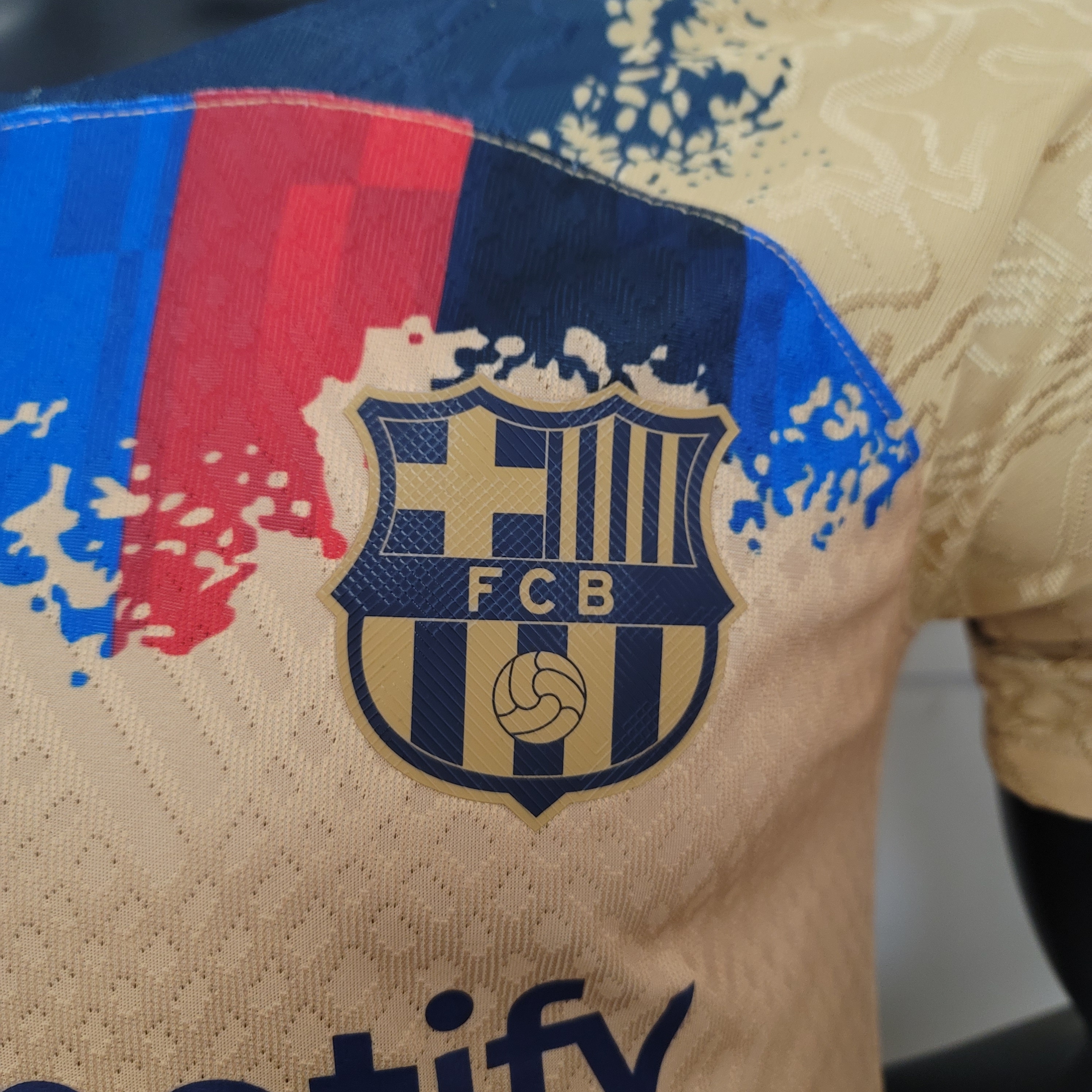 23/24 B.A.R.S.A Yellow Training Jersey - Player Version - SOCCERDEALSHOP