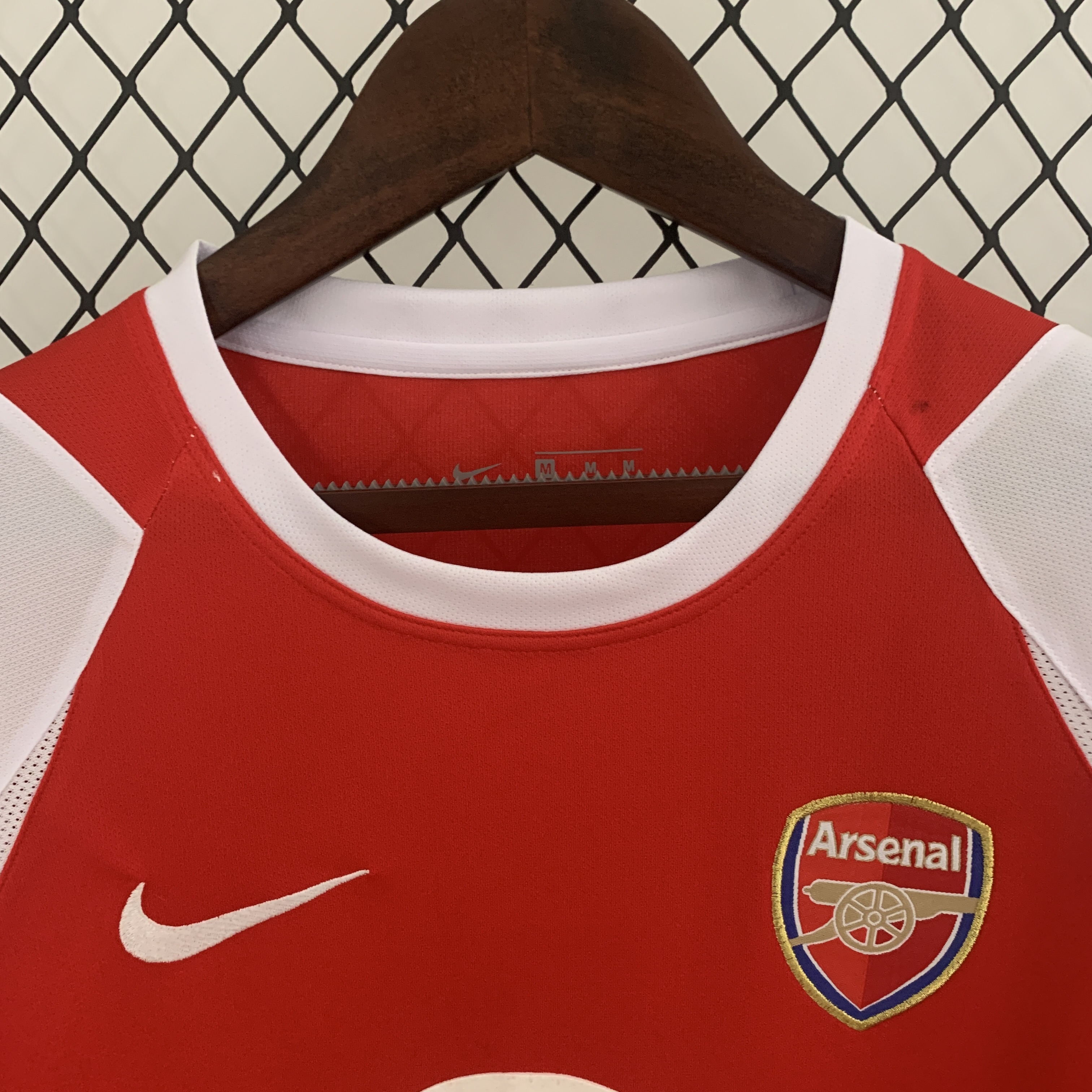 Retro Arsenal 02-04 Home Stadium Long Sleeve Jersey - SOCCERDEALSHOP