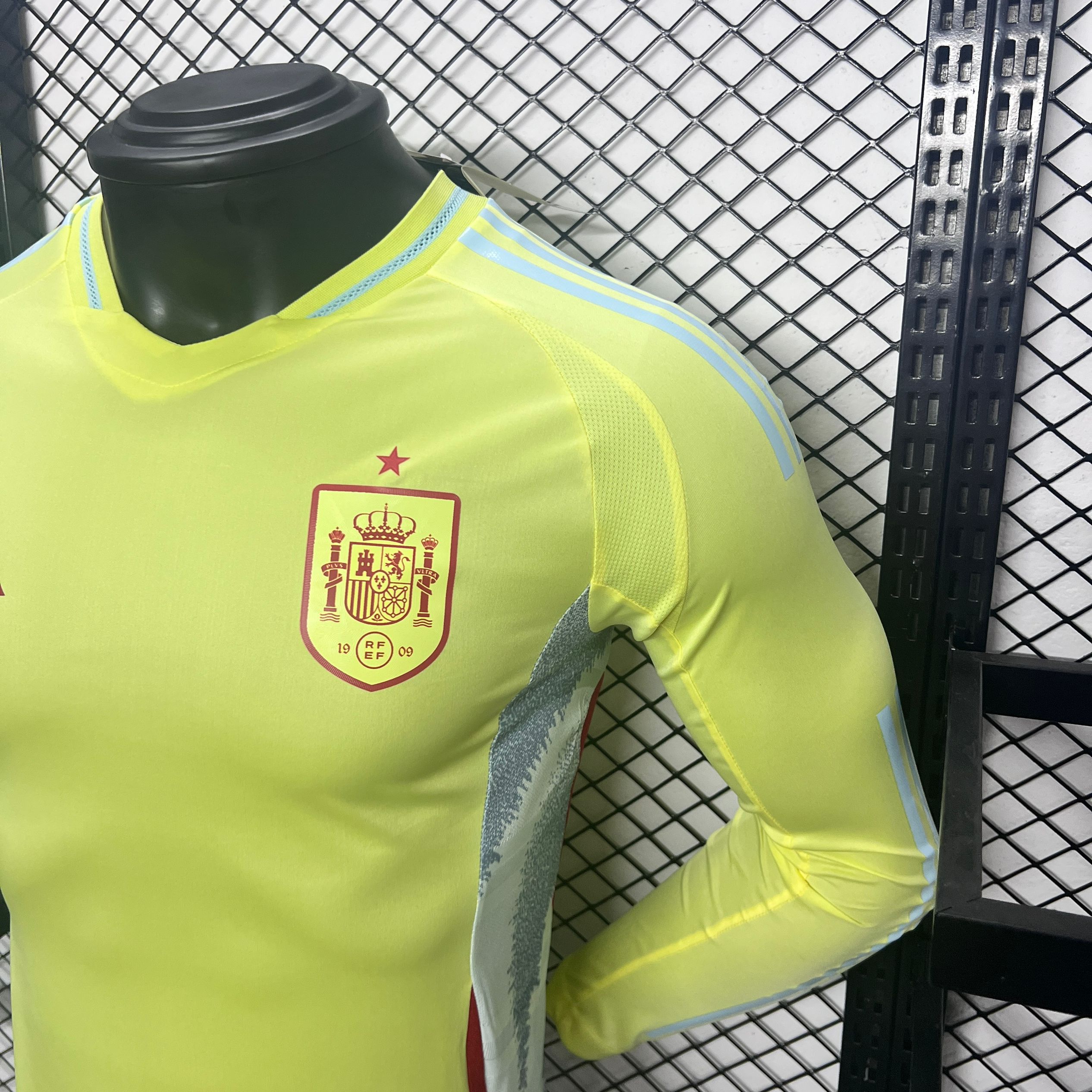 Spain 2024 Away Long Sleeve Jersey - Player Version - SOCCERDEALSHOP