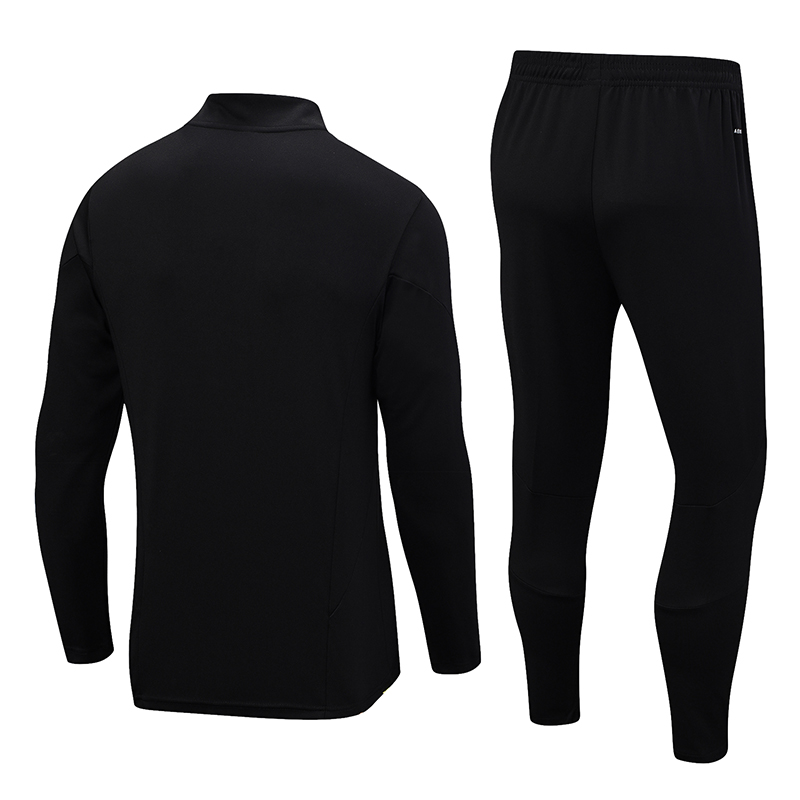 Algeria Olympic TEAM 23-24 Long Sleeve Training Set -Black - SOCCERDEALSHOP