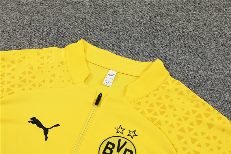 Dortmund 23-24 Long Sleeve Training Set -Yellow - SOCCERDEALSHOP