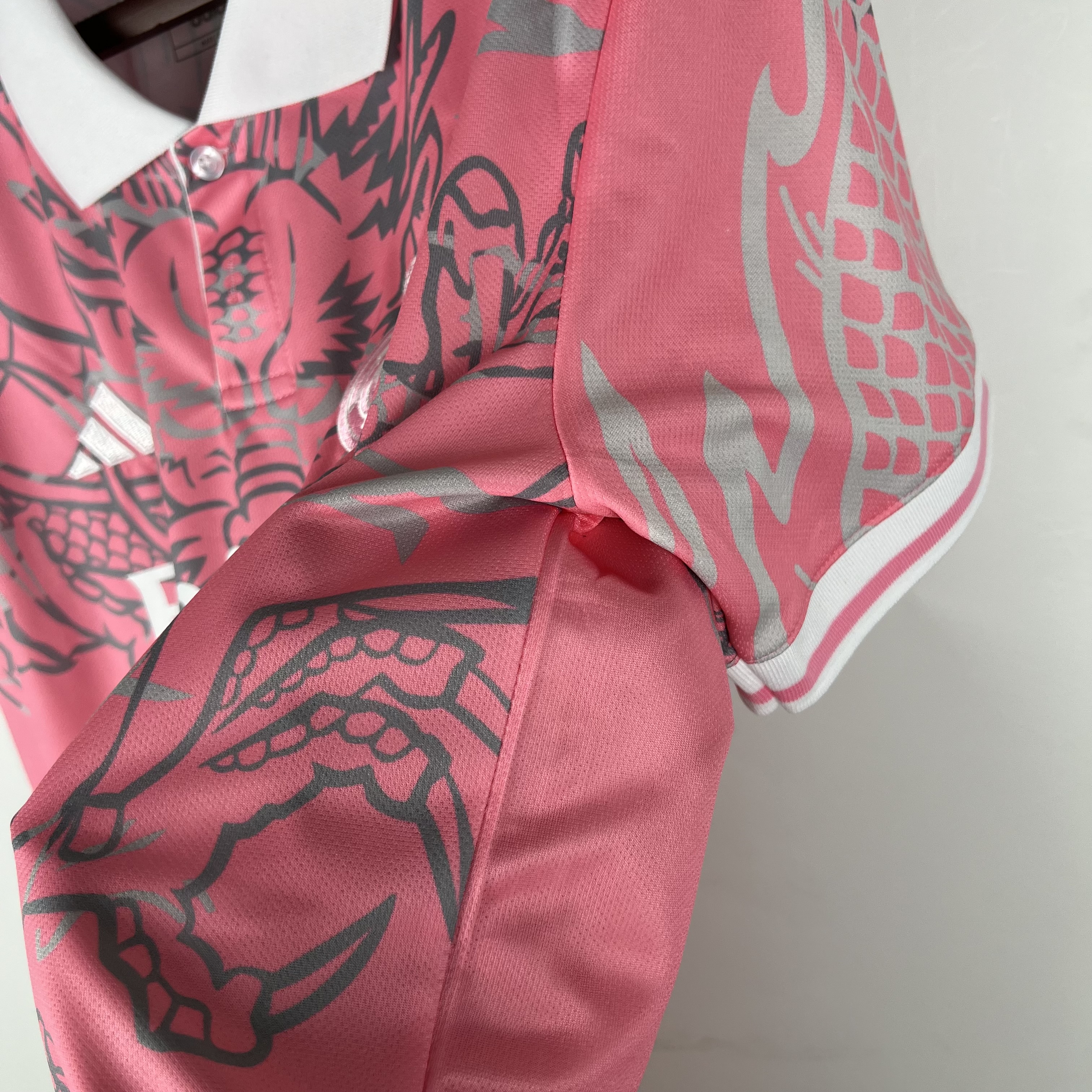 23/24 Real Madrid Pink Dargon Special Edition Jersey - Fans Version - SOCCERDEALSHOP