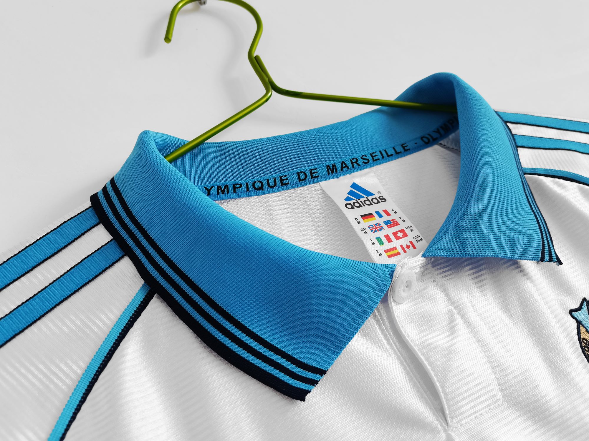 Retro Marseille 1998-99 Home Stadium Jersey - SOCCERDEALSHOP