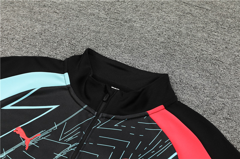 Manchester City 23-24 Long Sleeve Training Set -Black Camouflage - SOCCERDEALSHOP