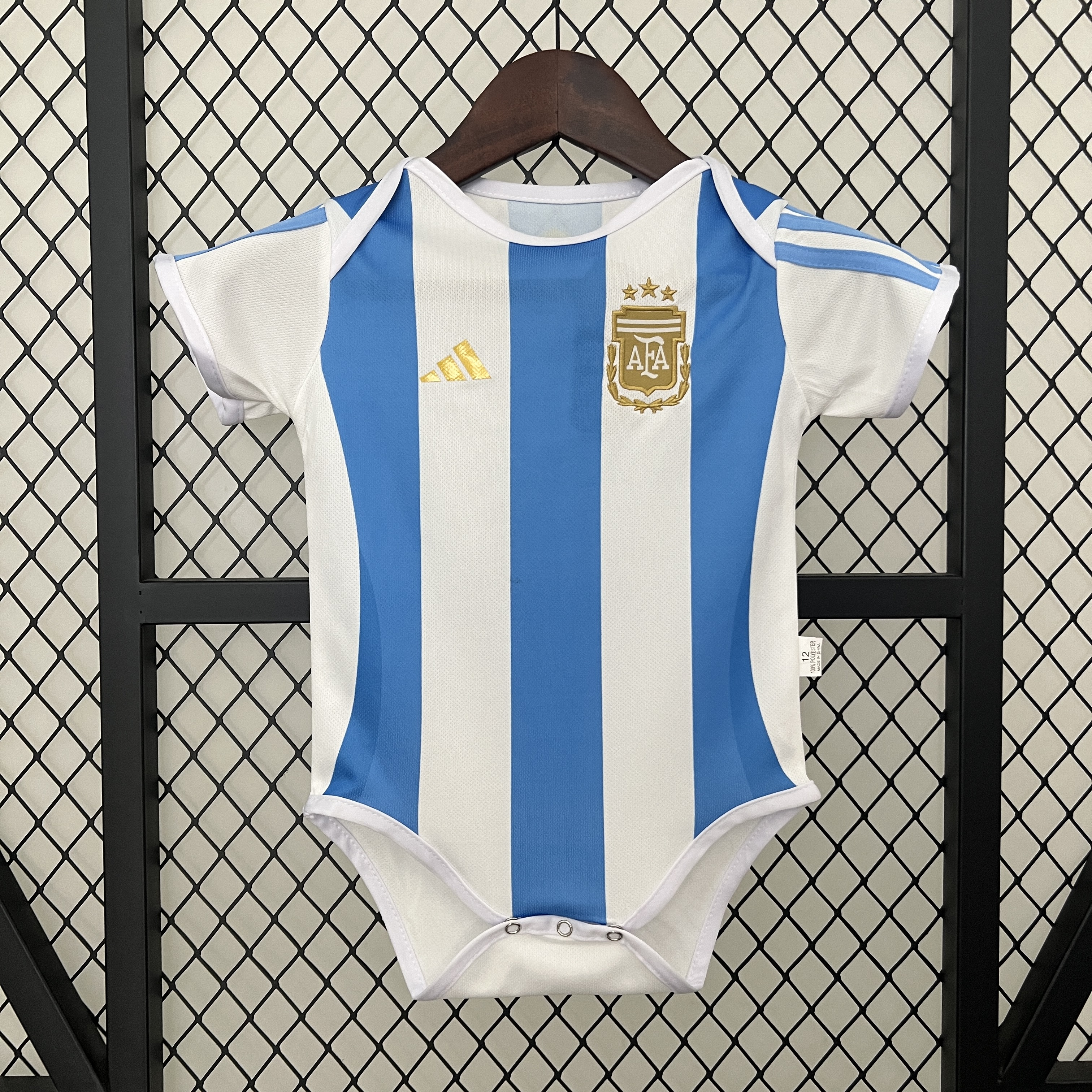 Argentina 2024 Home Baby Crawling Suit - SOCCERDEALSHOP