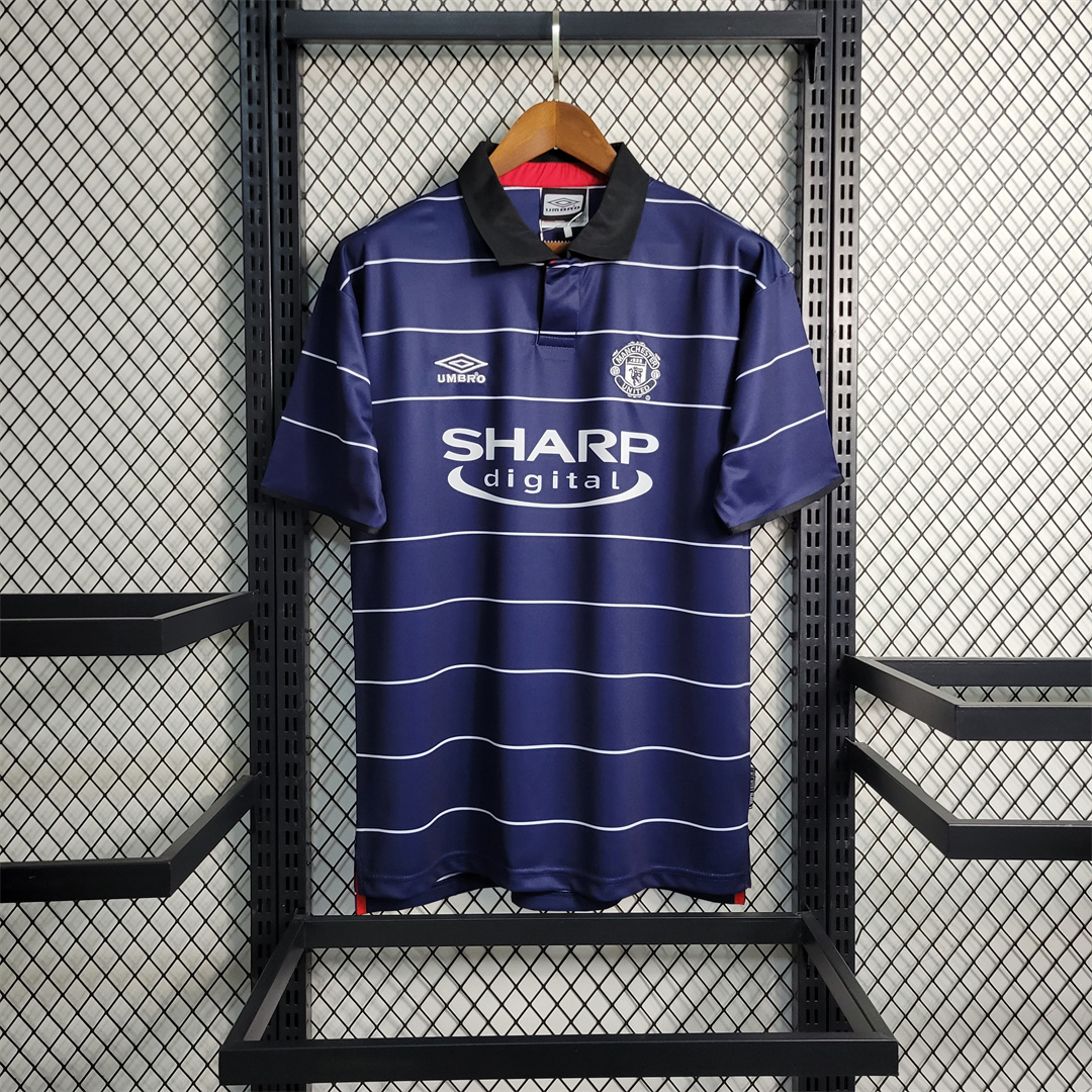 Manchester United Retro 99-00 Away Jersey - SOCCERDEALSHOP