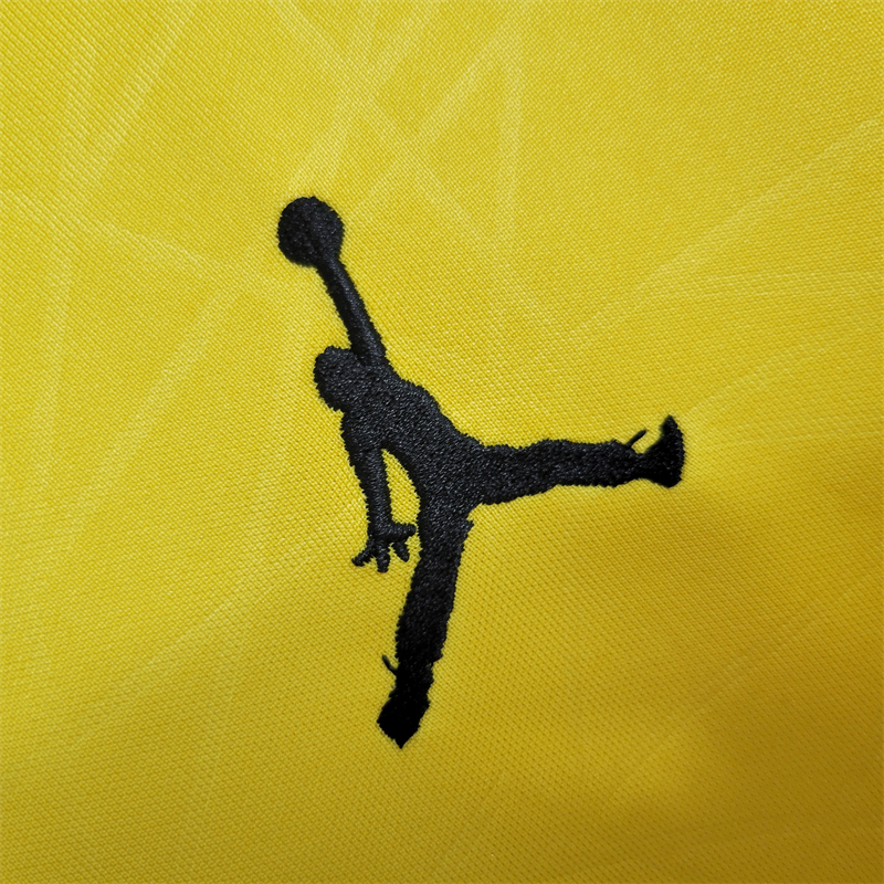 Paris Saint-Germain PSG 23-24 Yellow Training Jersey Football - Fans Version - SOCCERDEALSHOP