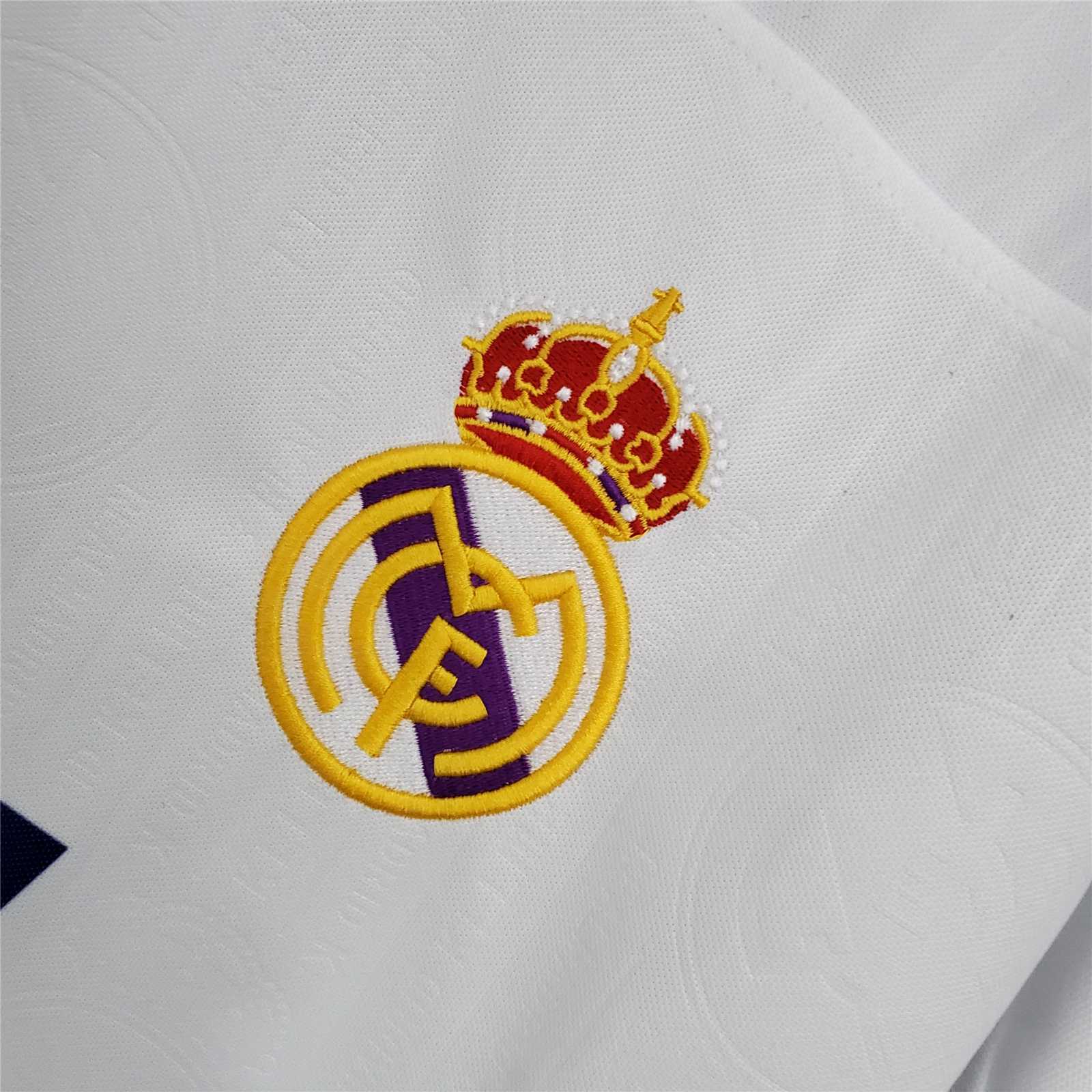 Real Madrid Retro 96-97 Home Stadium Jersey - SOCCERDEALSHOP