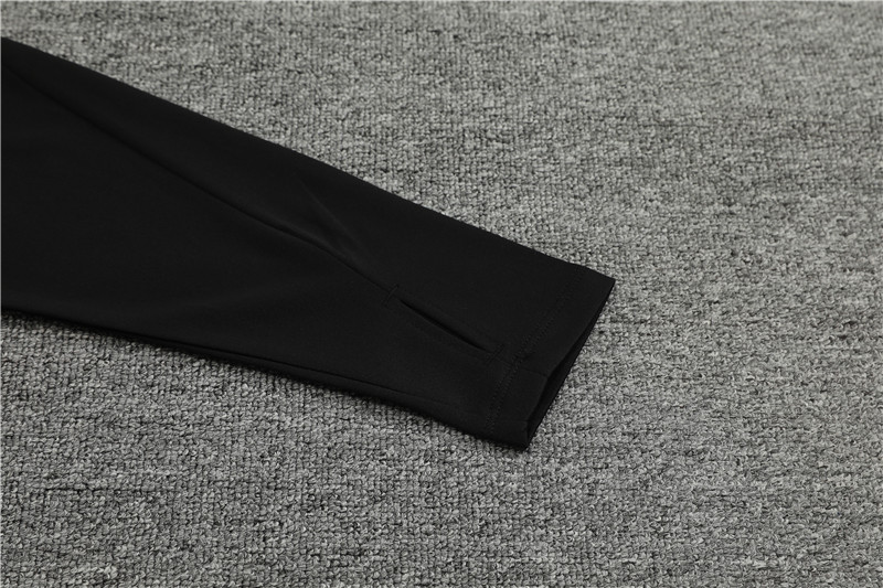 Germany 2024 Long Sleeve Training Set - White With Black - SOCCERDEALSHOP