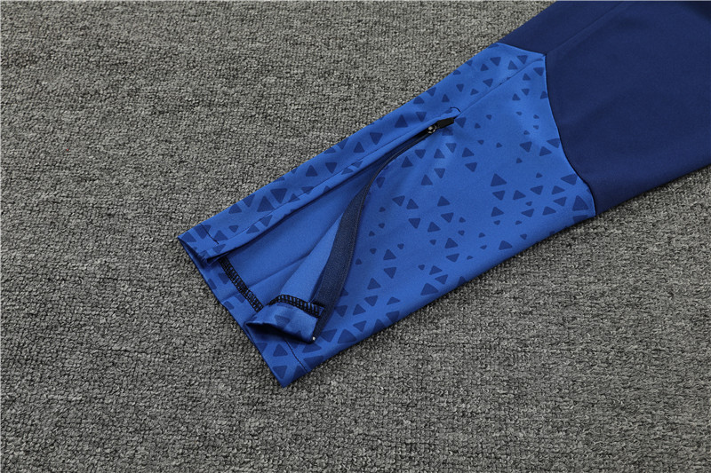 Marseille 23-24 Kids Long Sleeve Training Set Royal Rlue - SOCCERDEALSHOP