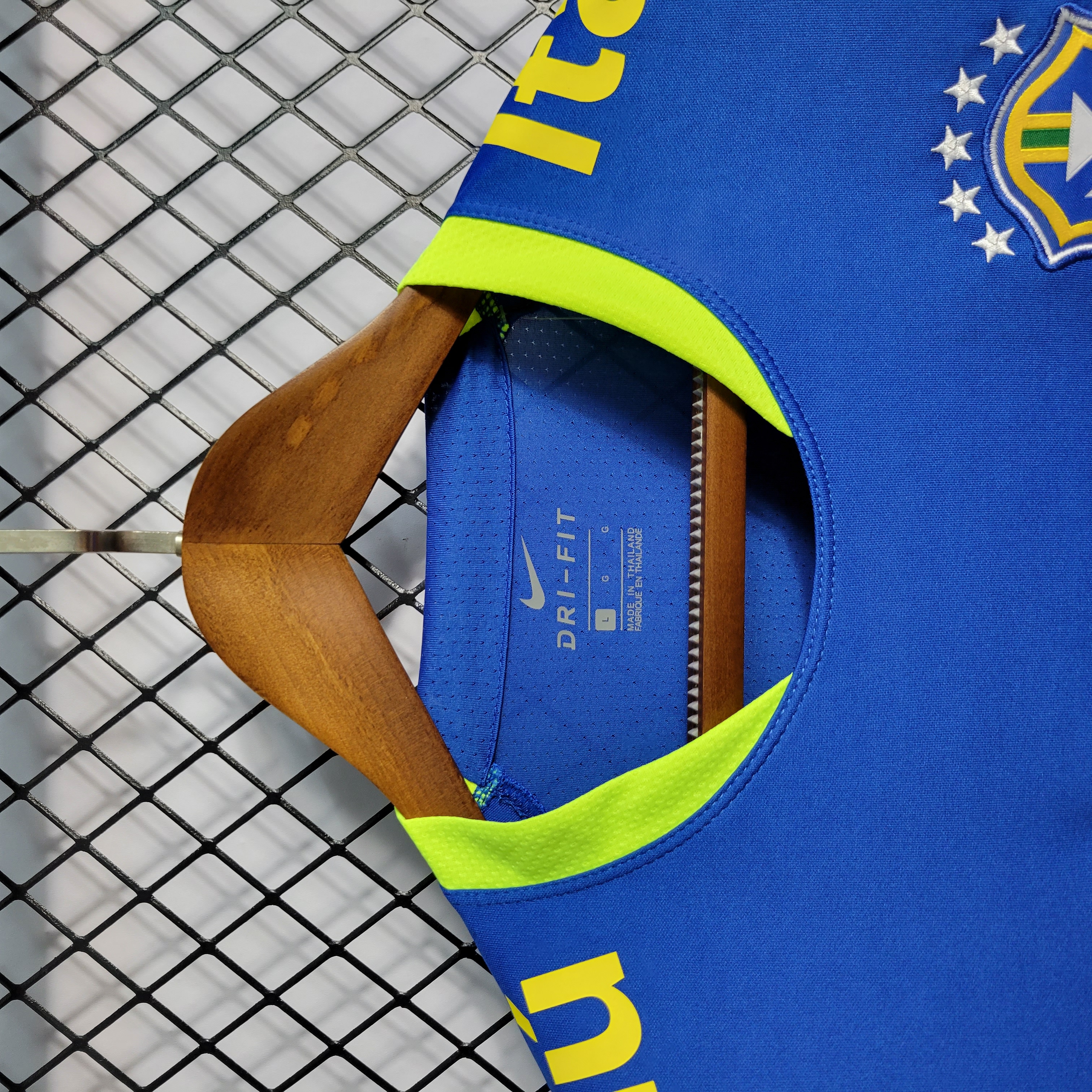 Retro Brazil 2020 Blue Training Jersey - SOCCERDEALSHOP