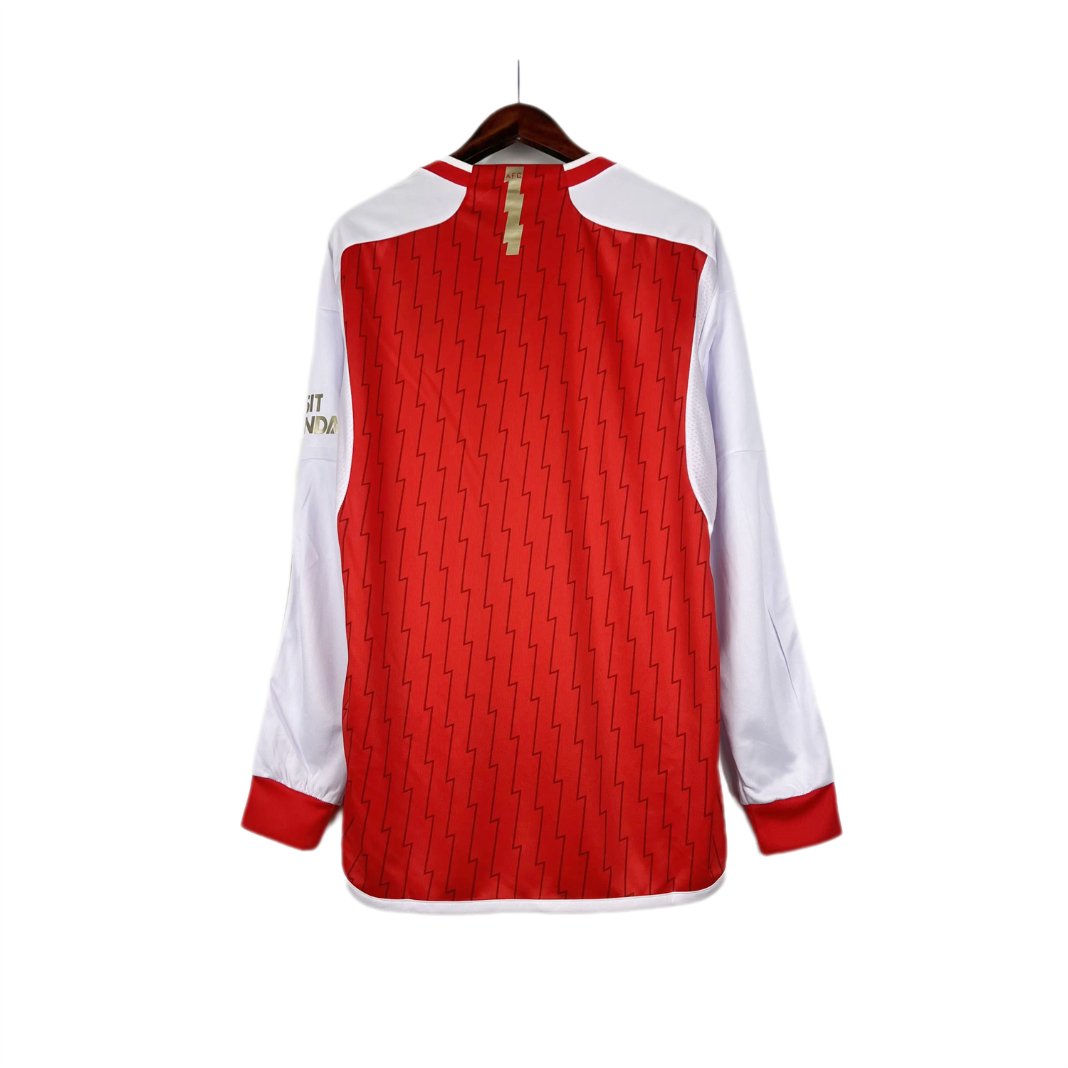 Arsenal 23-24 Home Long Sleeve Jersey - Fans Version - SOCCERDEALSHOP
