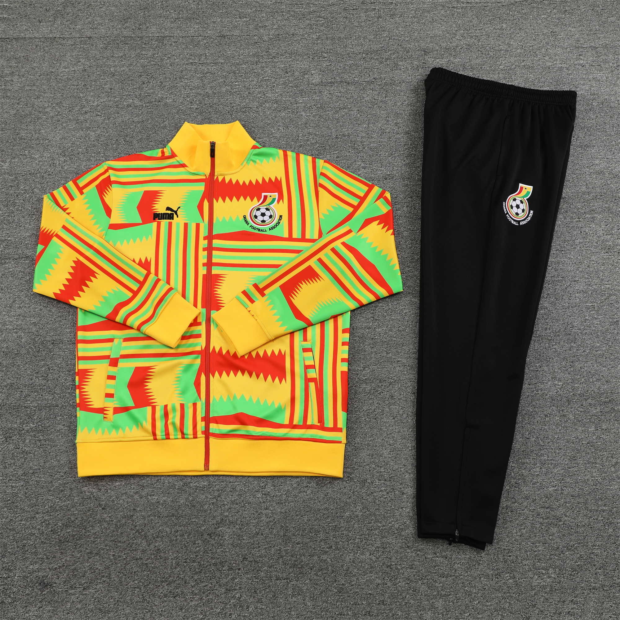 Ghana 23-24 Jacket Training Tracksuit - Yellow - SOCCERDEALSHOP