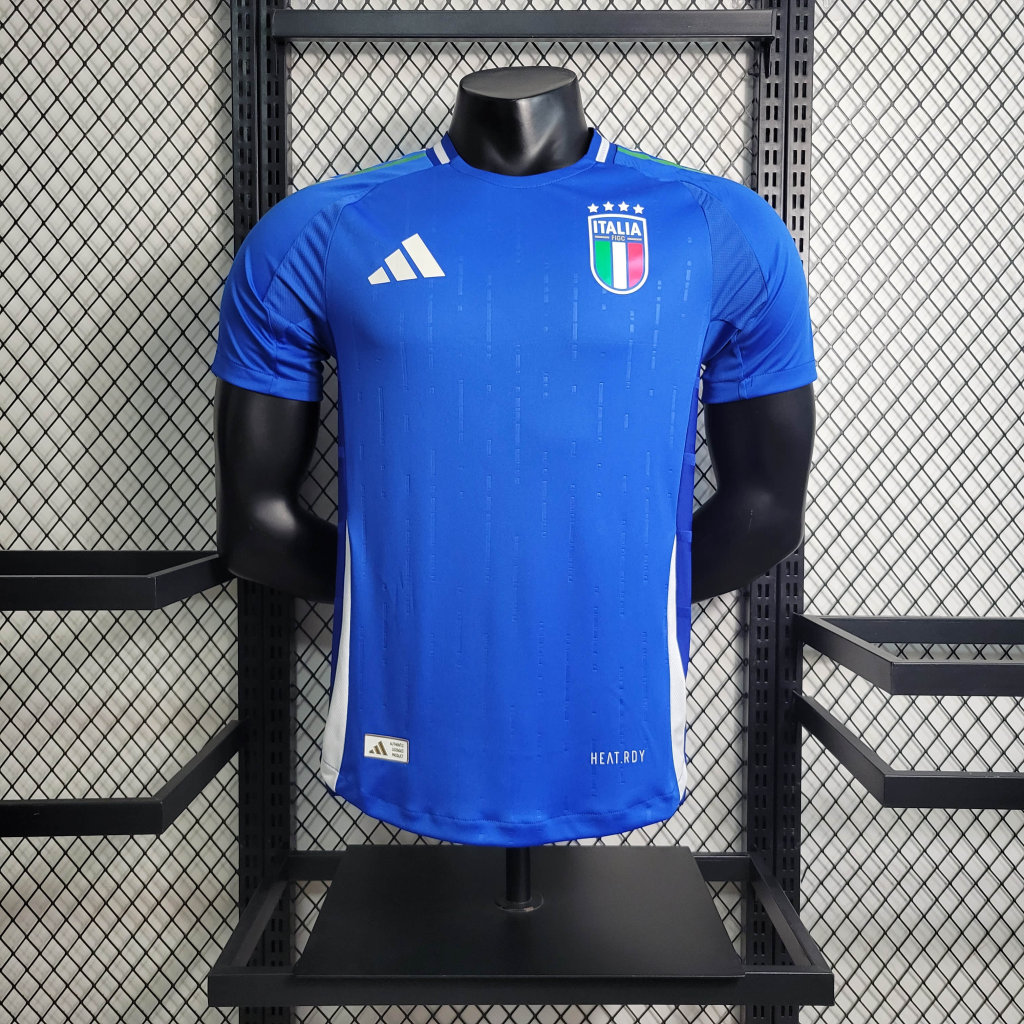 Italy 2024 Home Stadium Jersey - Player Version - SOCCERDEALSHOP