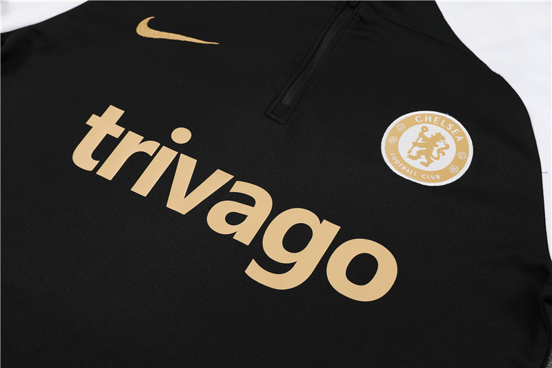 Che 23-24 Kids Long Sleeve Training Set Black - SOCCERDEALSHOP