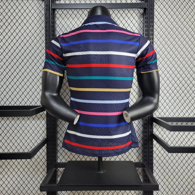 France 2024 Stripe Training Jersey - Player Version - SOCCERDEALSHOP