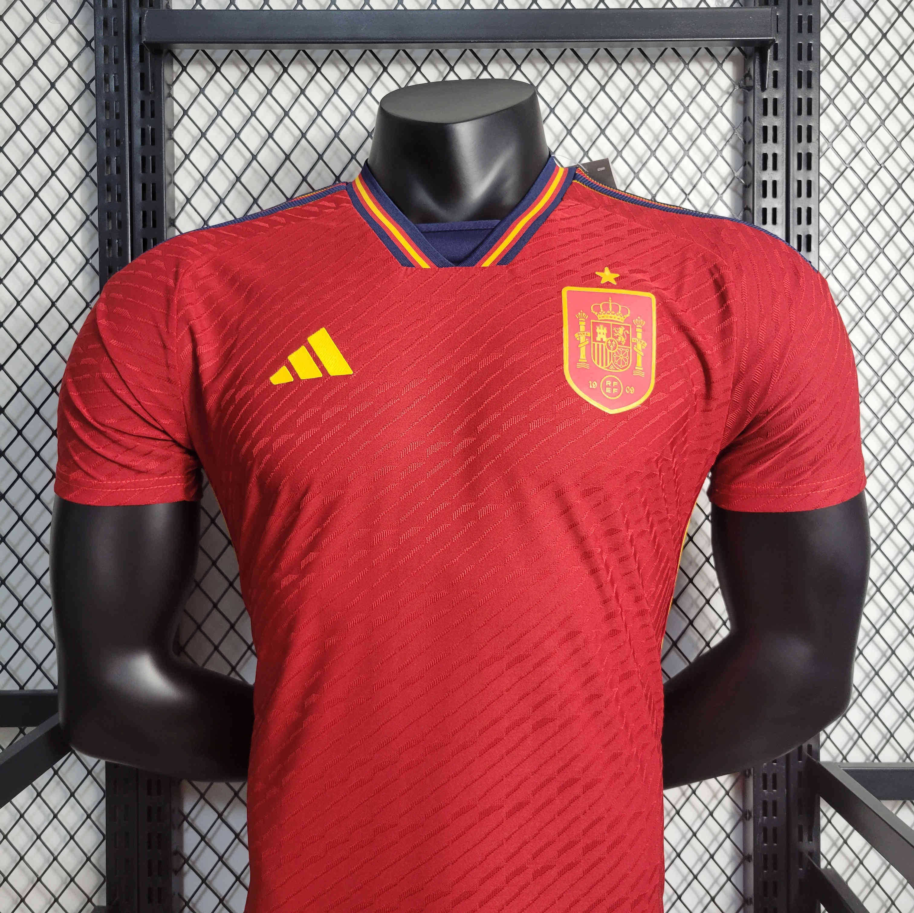 Spain 22-23 Home Jersey - Player Version - SOCCERDEALSHOP