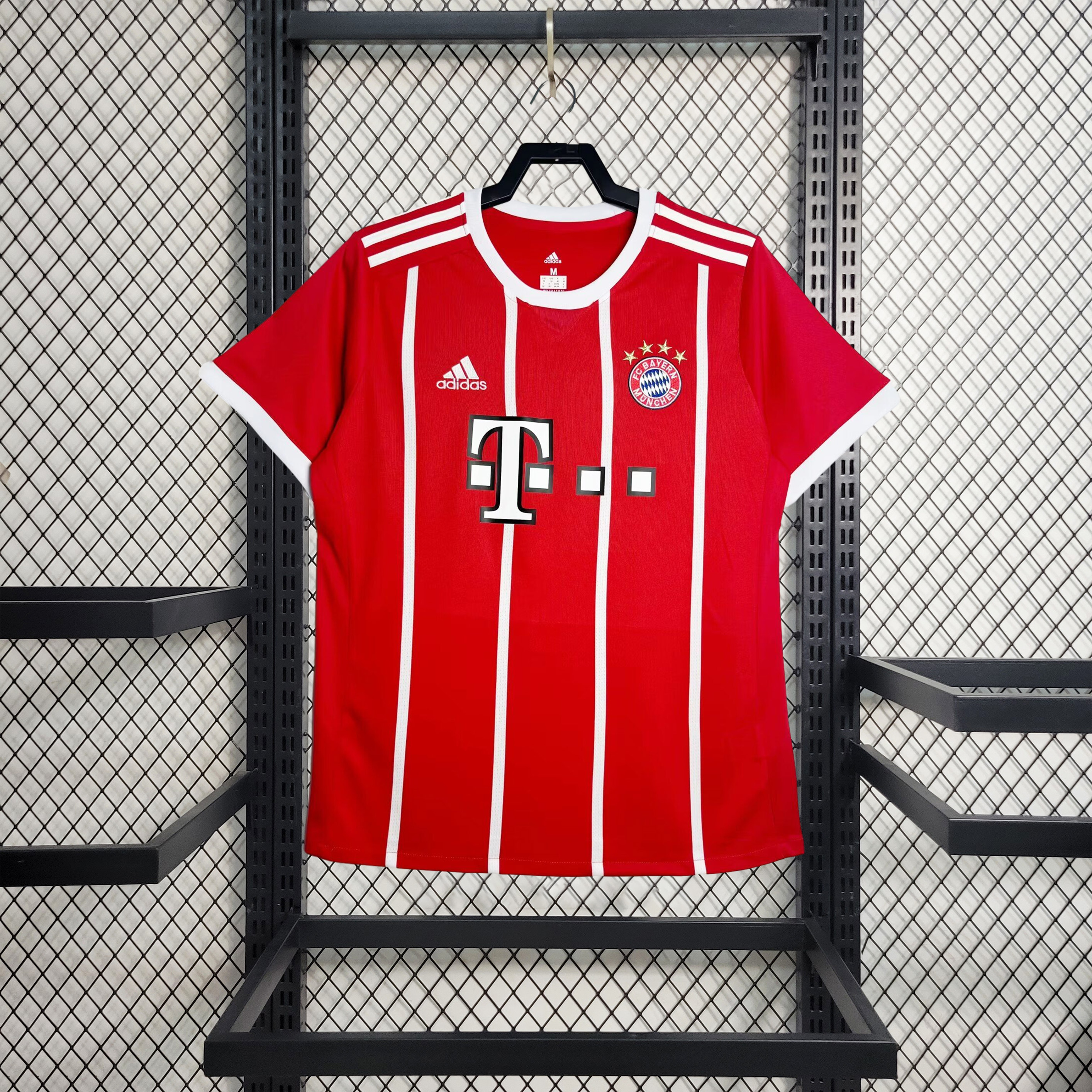 Retro Bayern Munich 2017-18 Home Stadium Jersey - SOCCERDEALSHOP