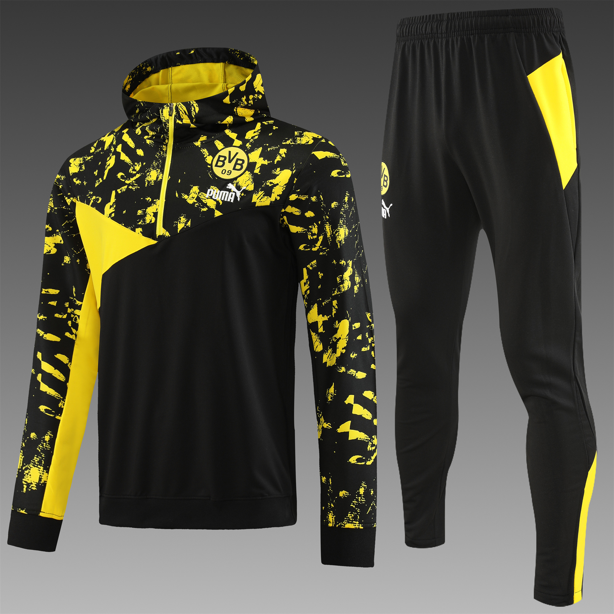 Dortmund 23-24 Men's Training Hoodie + Pants - SOCCERDEALSHOP