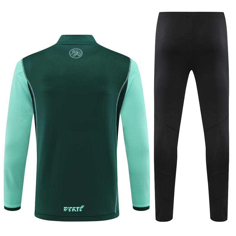 Algeria 23-24 Long Sleeve Training Set -Green - SOCCERDEALSHOP
