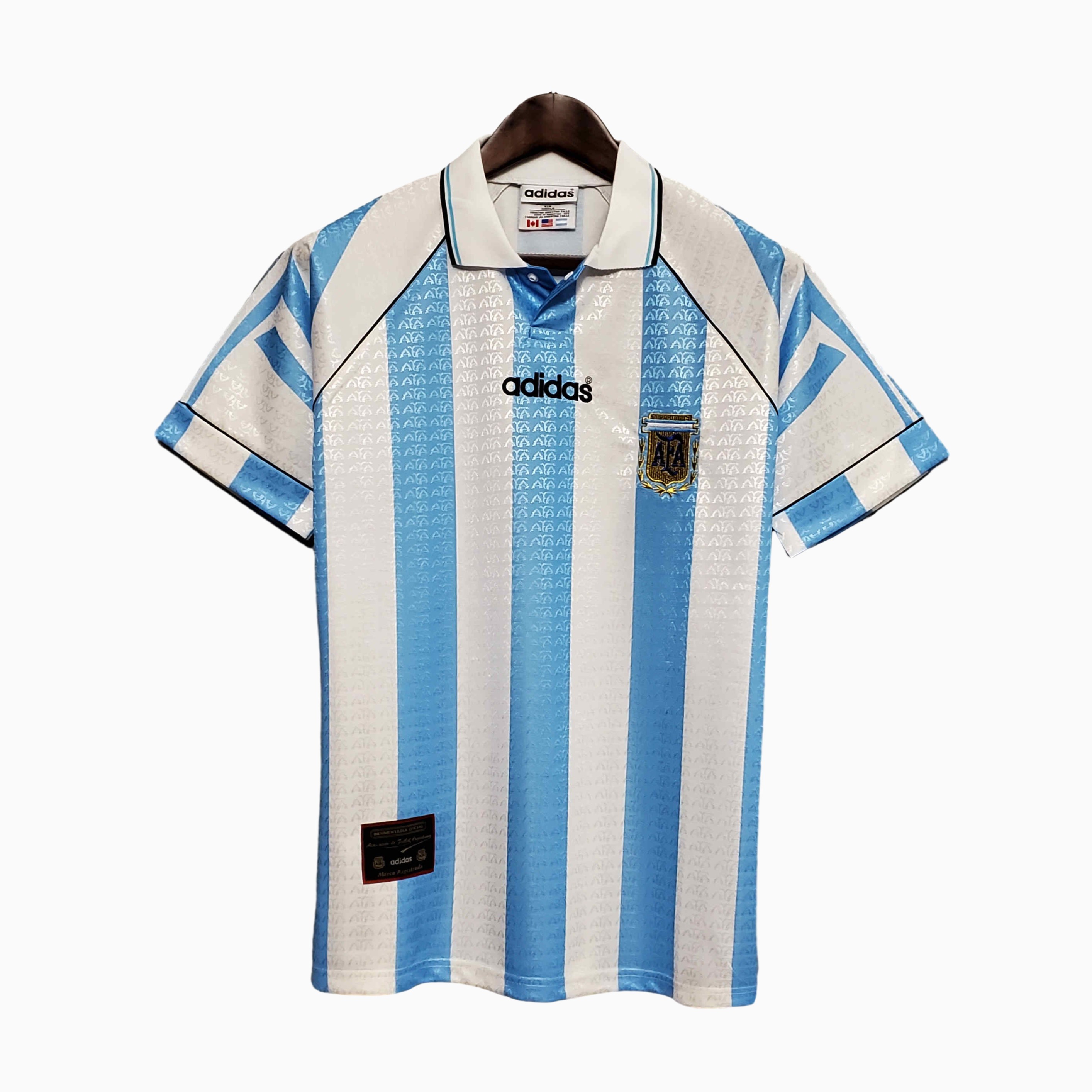 Retro Argentina 1997 Home Stadium Jersey - SOCCERDEALSHOP