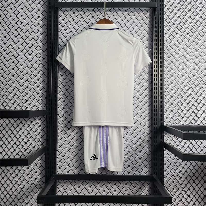 Real Madrid 22-23 Home Kids Kit - SOCCERDEALSHOP