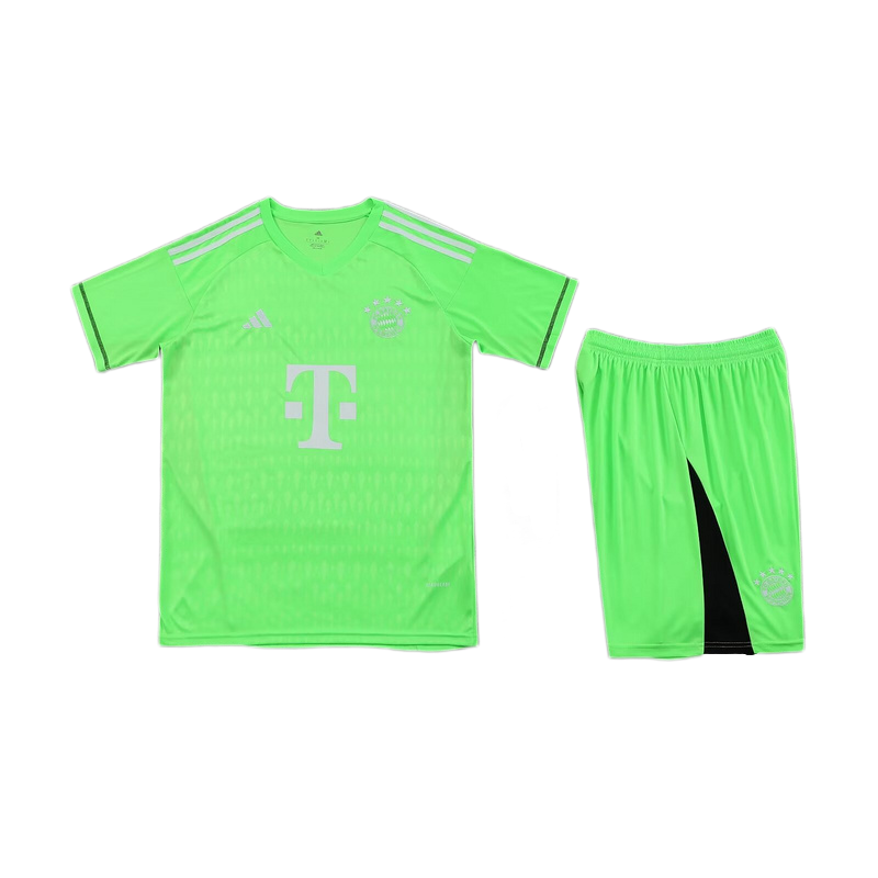 Bayern Munich 23-24 Green Goalkeeper Men's Adult Jersey Set - SOCCERDEALSHOP