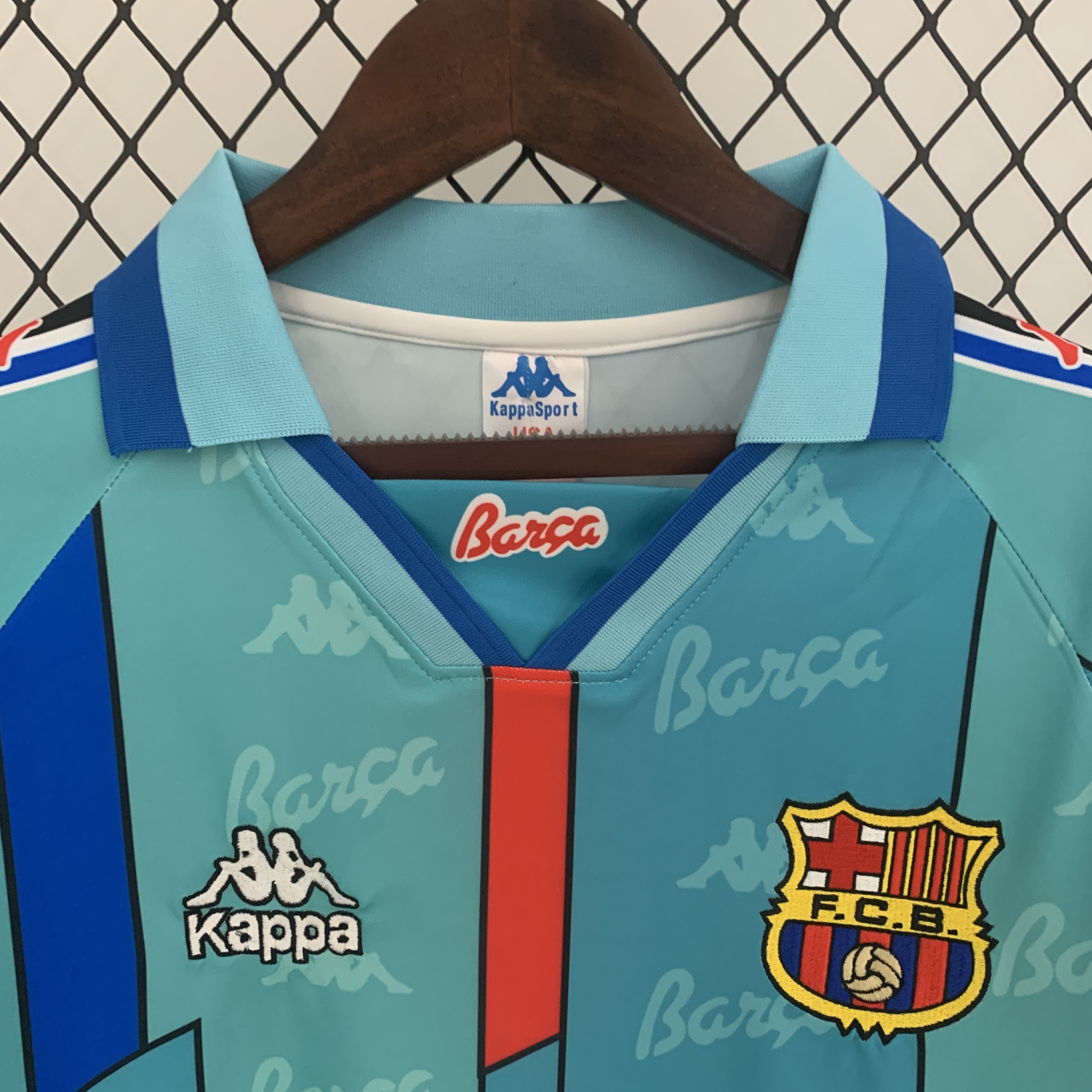 B.A.R.S.A Retro 96-97 Away Stadium Long Sleeve Jersey - SOCCERDEALSHOP