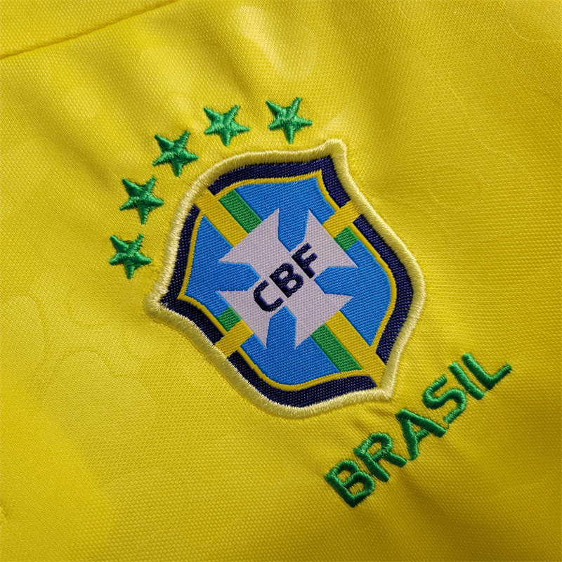 World Cup 2022 Brazil 22-23 Home Kids Kit - SOCCERDEALSHOP