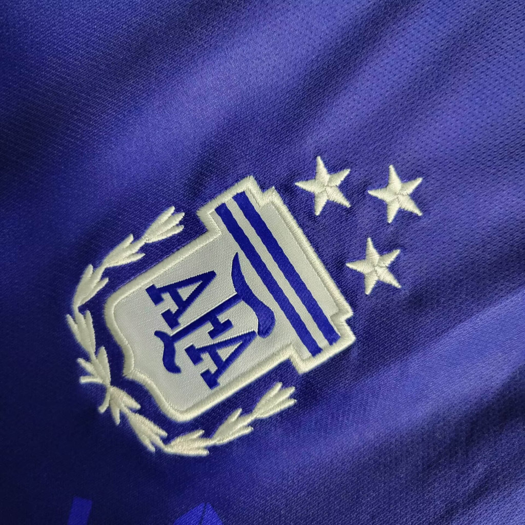 Argentina 3 Stars 22-23 Away Long Sleeve Jersey - Fans Version - SOCCERDEALSHOP