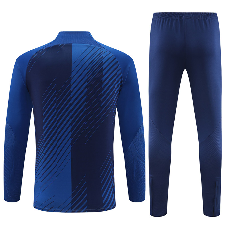 B.A.R.S.A 23-24 Kids Long Sleeve Training Set Blue Camouflage - SOCCERDEALSHOP