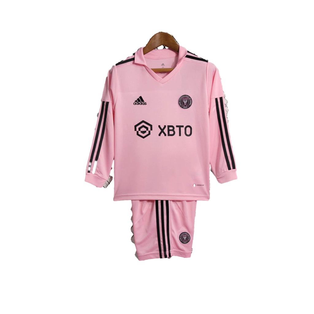 INT M.A.M 23-24 Home Stadium Long Sleeve Kids Kit - SOCCERDEALSHOP