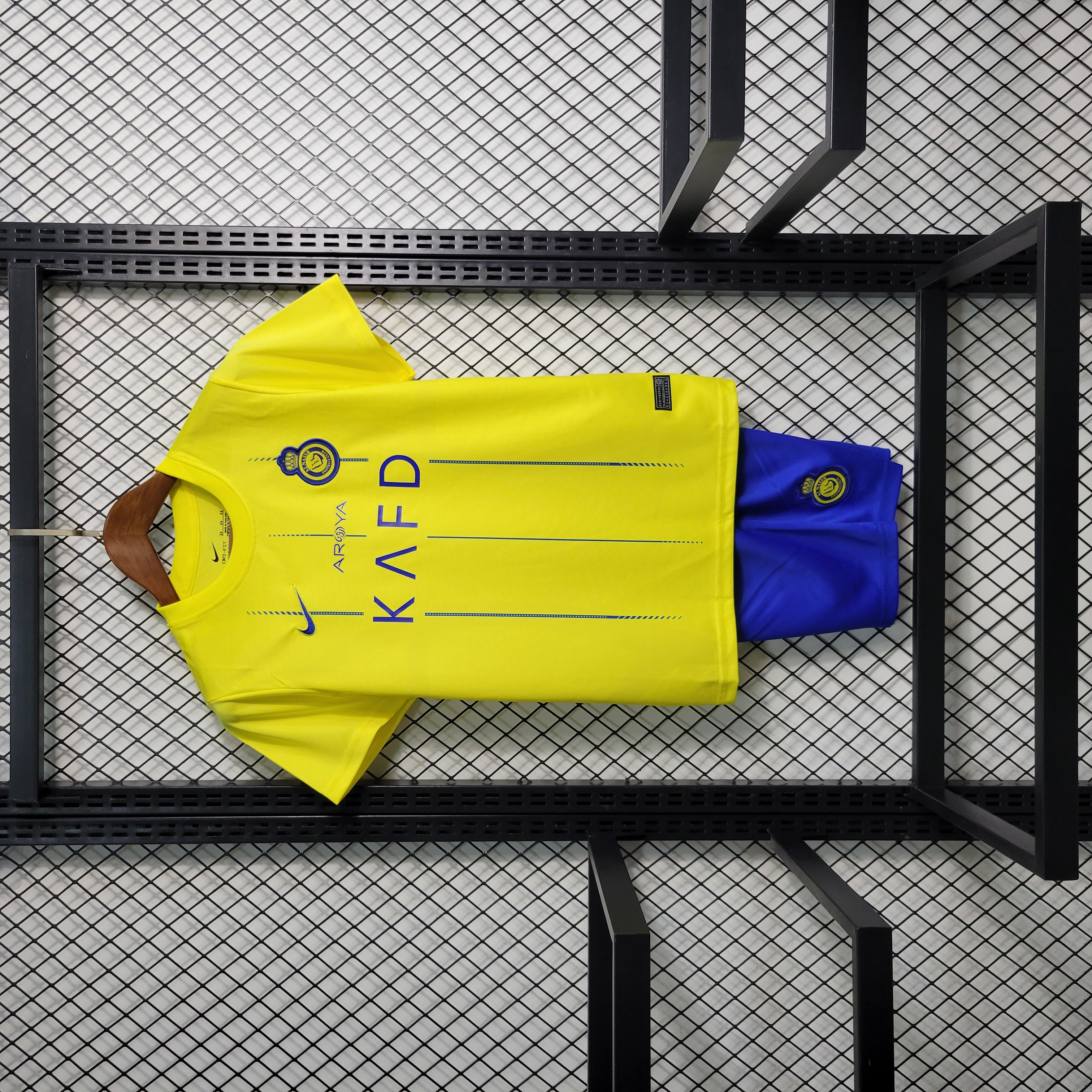 Al Nassr Riyadh Victory 23-24 Home Kids Kit - SOCCERDEALSHOP