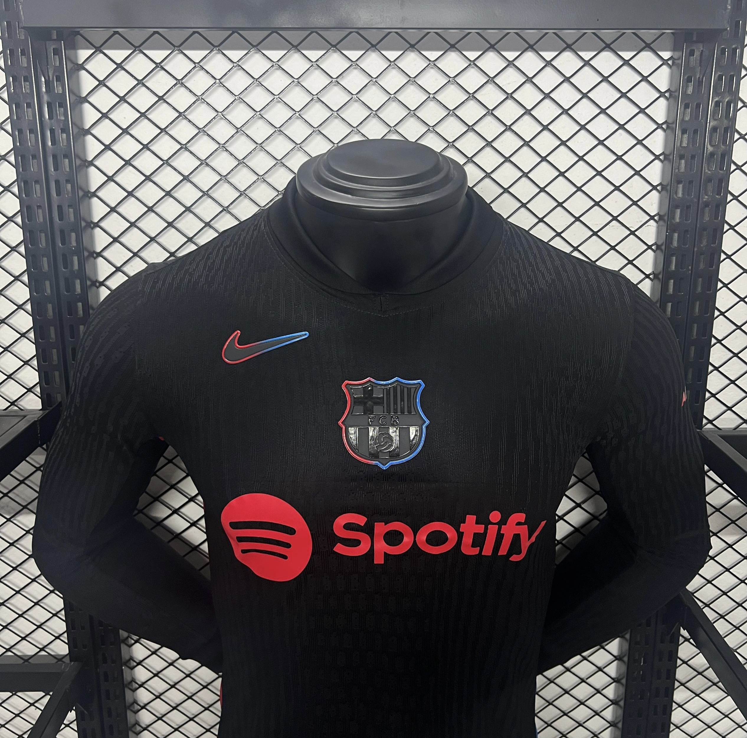 B.A.R.S.A 24-25 Away Long Sleeve Jersey - Player Version - SOCCERDEALSHOP