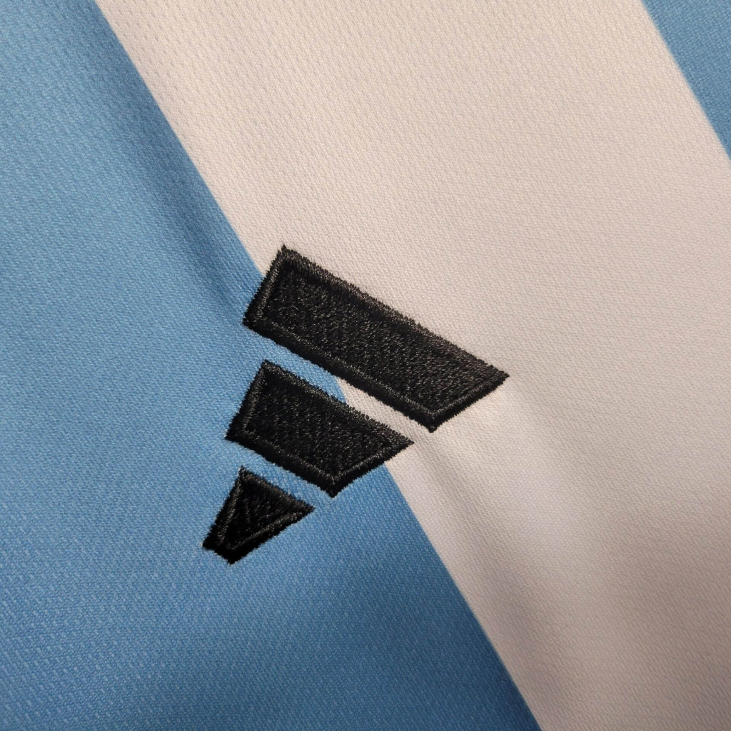 Argentina 3 Stars 22-23 Home Long Sleeve Jersey - Fans Version - SOCCERDEALSHOP