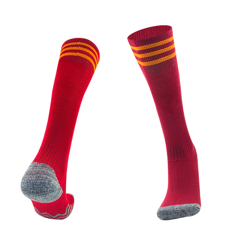 Roma 23-24 Home Socks - Red - SOCCERDEALSHOP