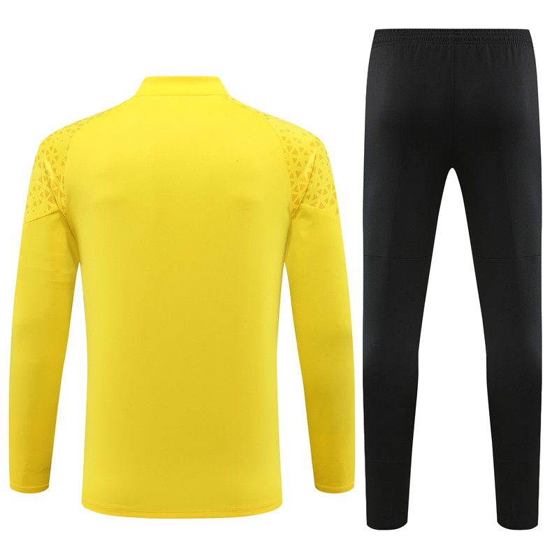 Dortmund 23-24 Long Sleeve Training Set -Yellow - SOCCERDEALSHOP
