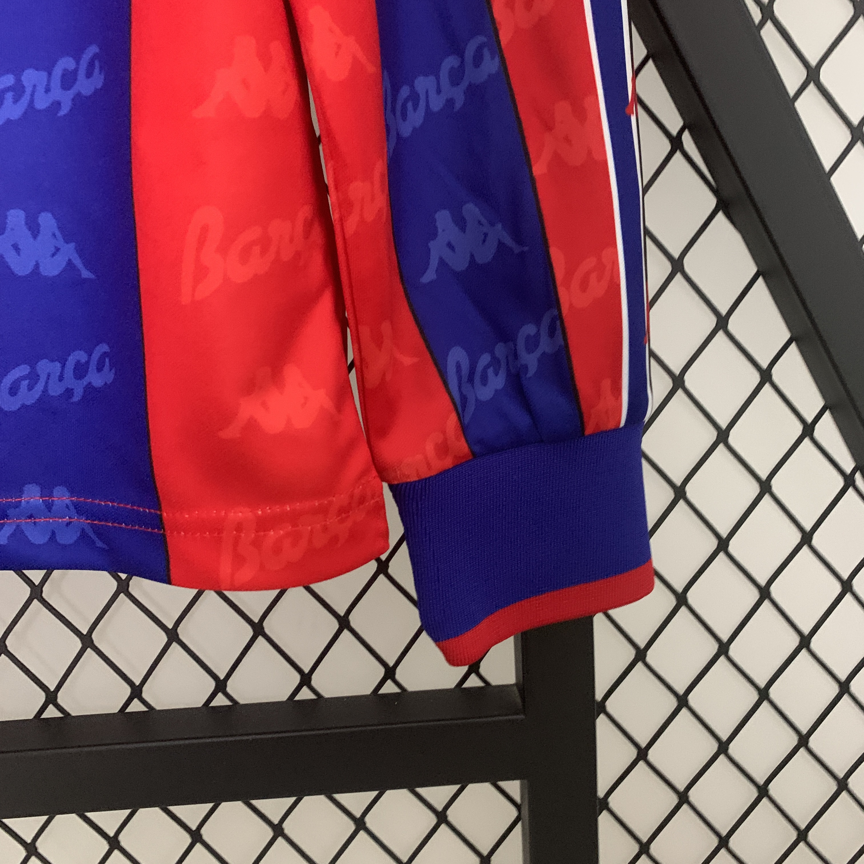 B.A.R.S.A Retro 96-97 Home Stadium Long Sleeve Jersey - SOCCERDEALSHOP