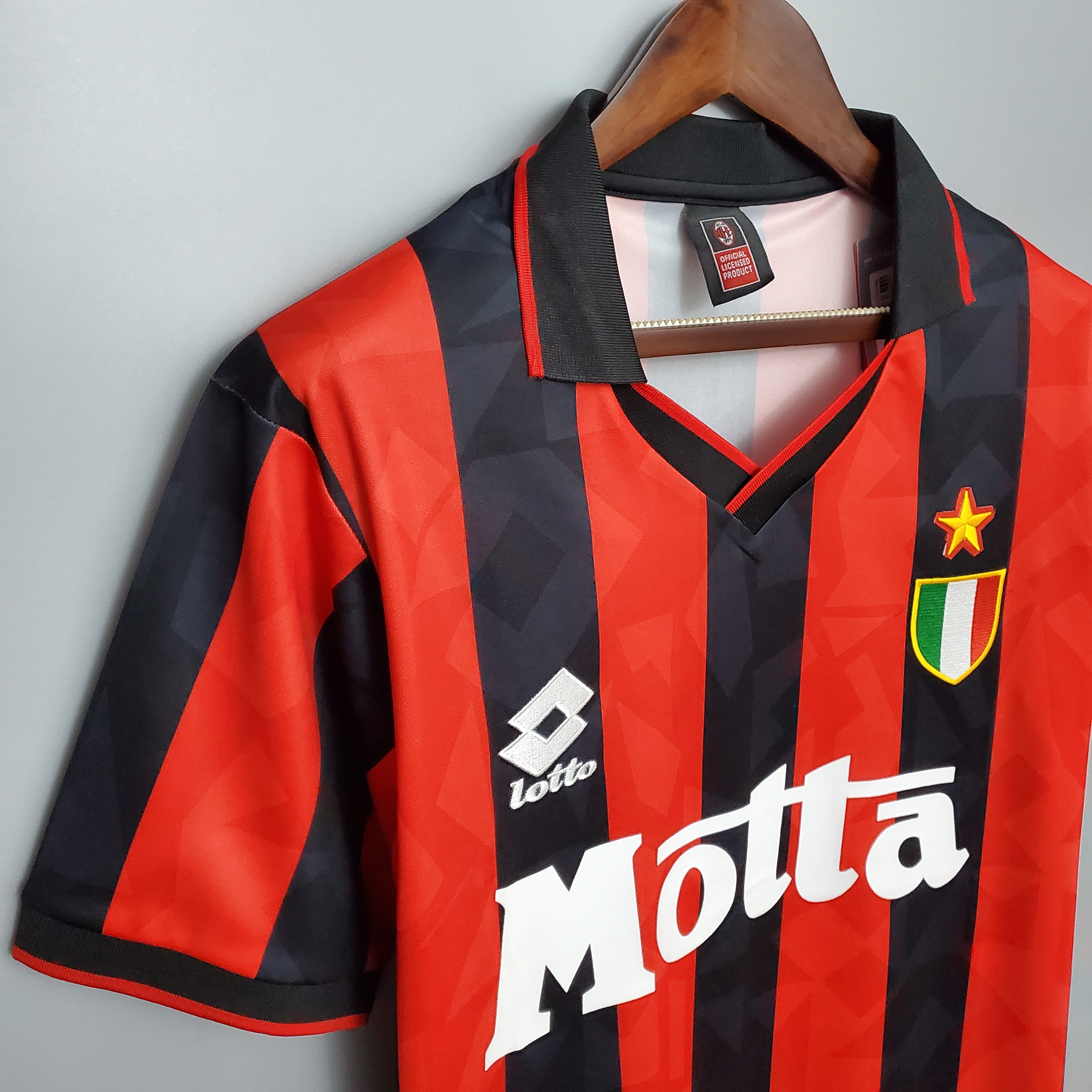 Retro AC Milan 93-94 Home Stadium Jersey - SOCCERDEALSHOP