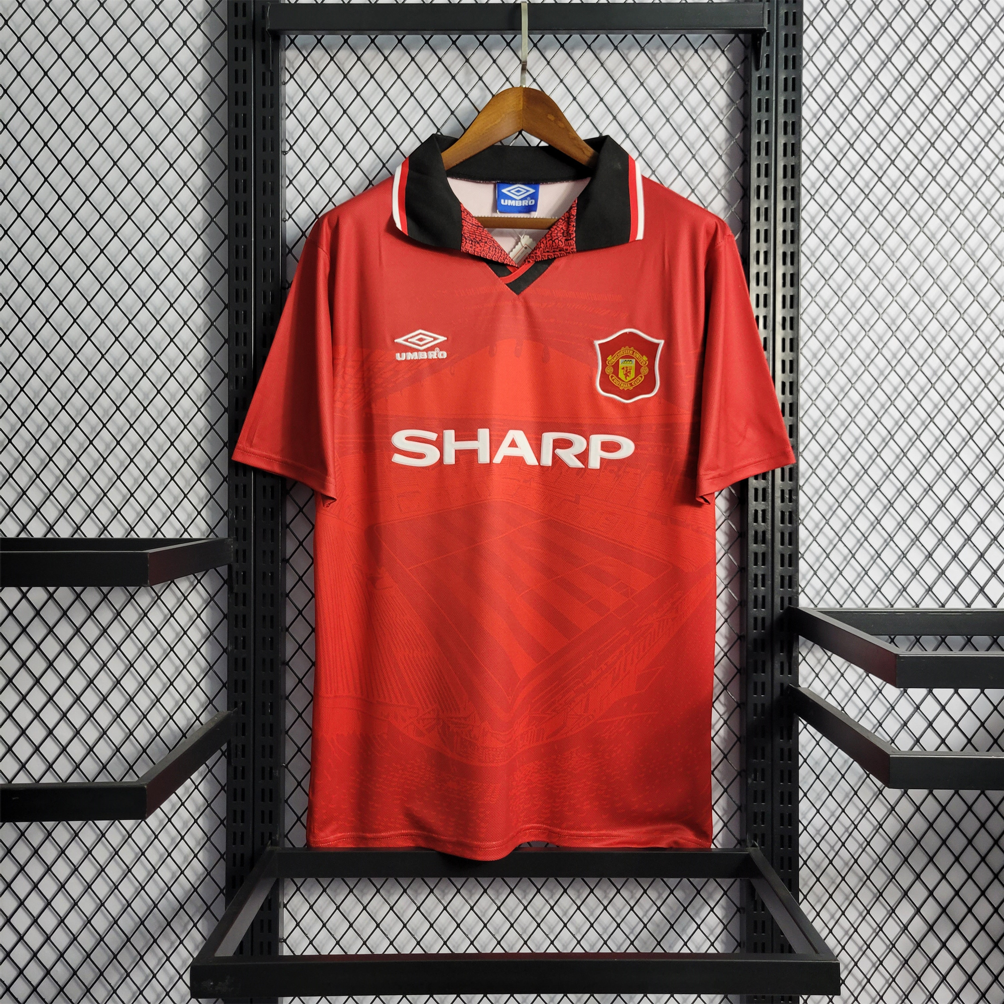 Manchester United Retro 94-96 Home Jersey - SOCCERDEALSHOP
