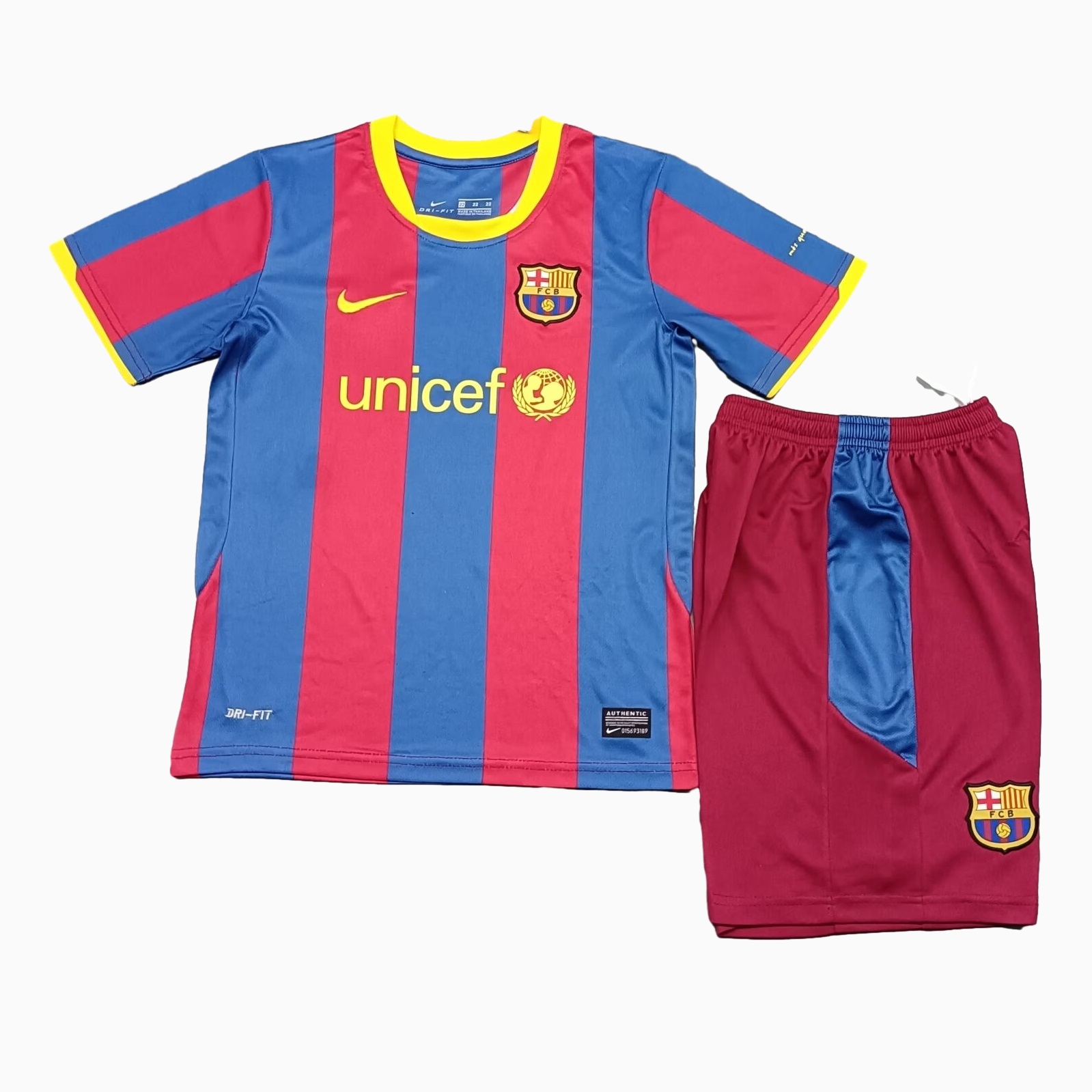B.A.R.S.A Retro 2010-11 Home Stadium Kids Kit - SOCCERDEALSHOP