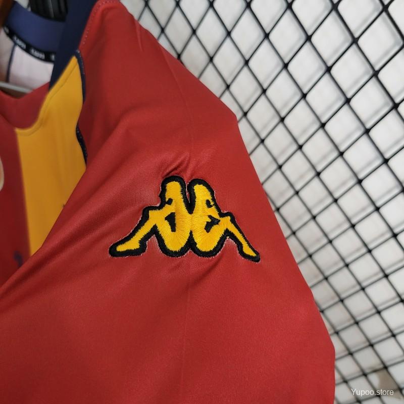 Retro Roma 2001-02 European Home Jersey - SOCCERDEALSHOP