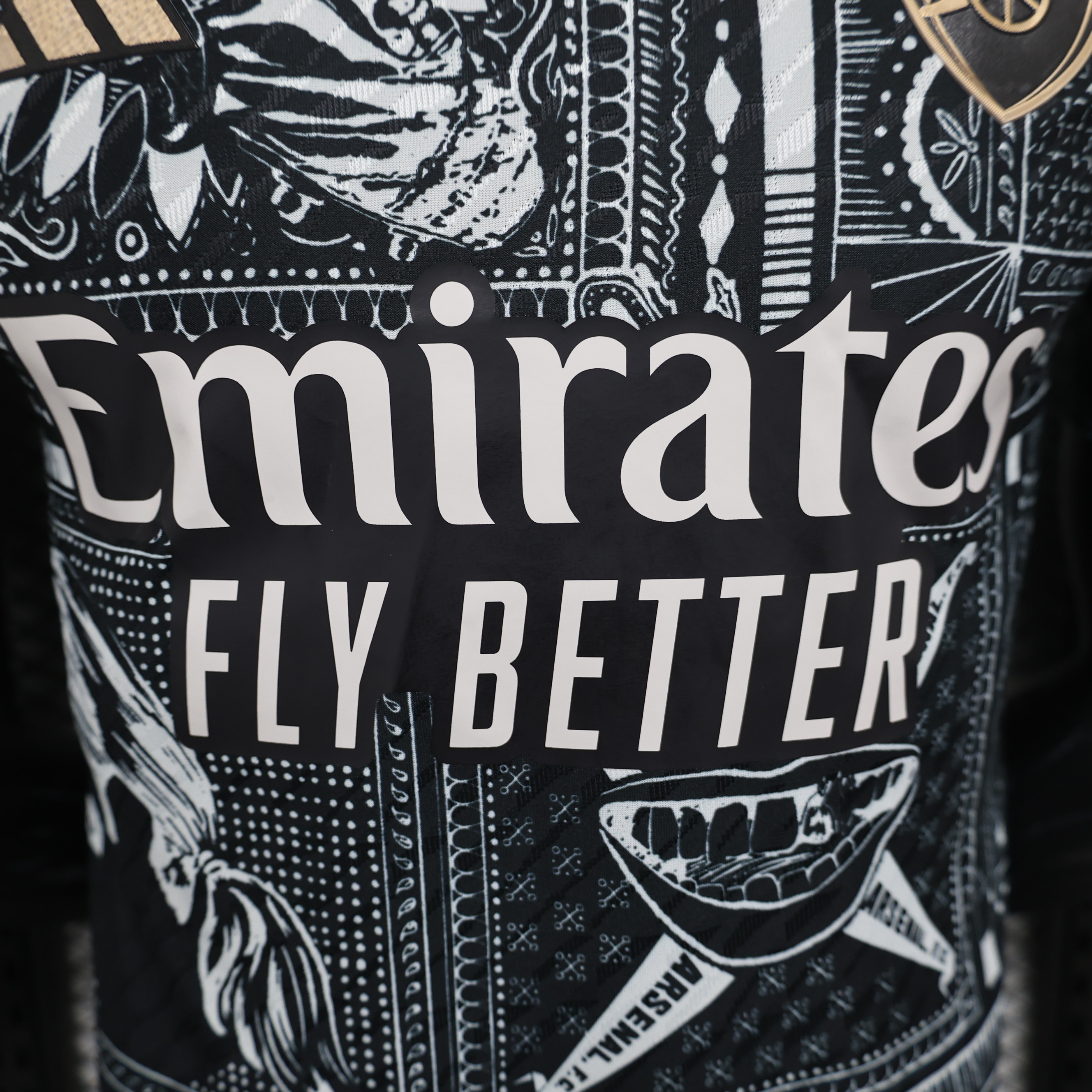 Arsenal x I-a-n.W-r-i-g-h-t 23-24 Pre-match Jersey - Player Version - SOCCERDEALSHOP