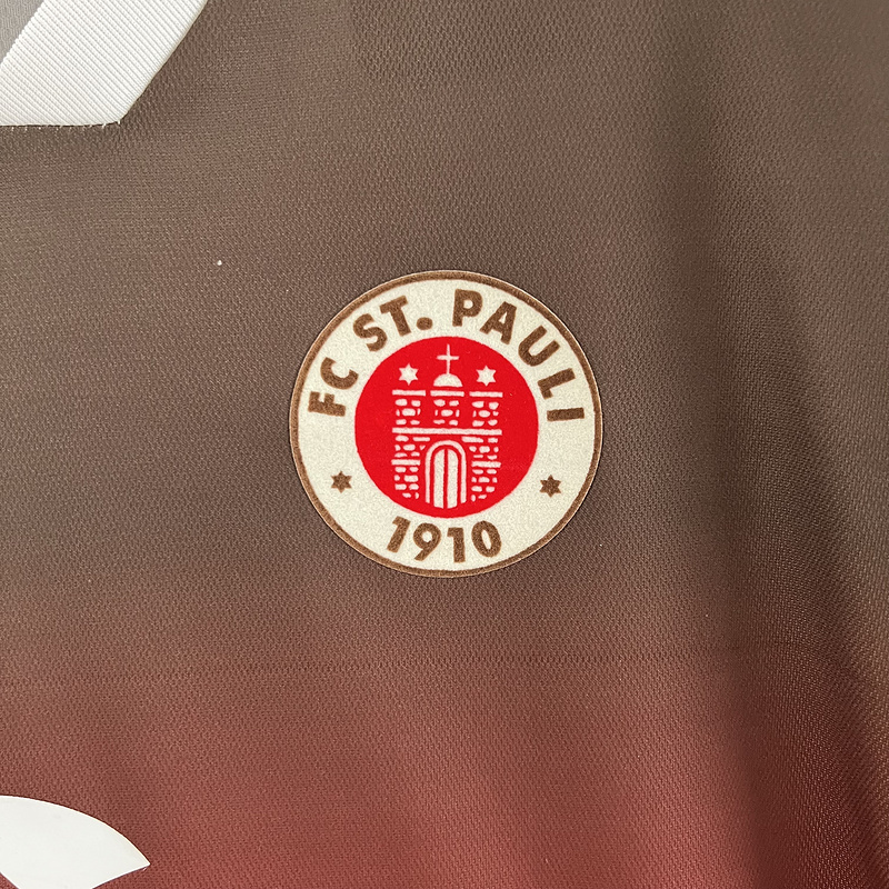 St. Pauli 23-24 Home Stadium Jersey - Fans Version - SOCCERDEALSHOP